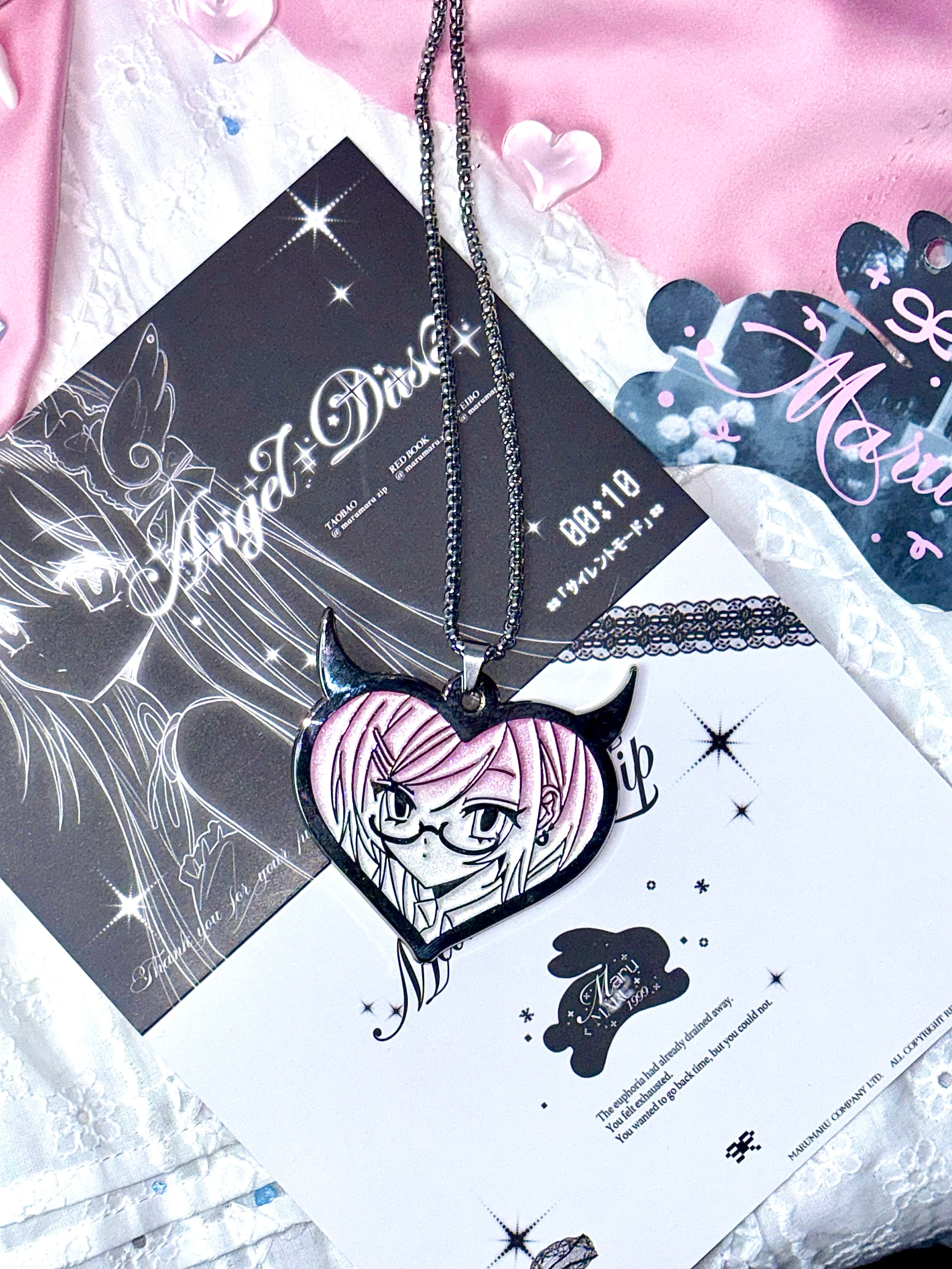 marumaruzip]エンジェルダストネックレス【合金ネックレス】 | MarxhMero