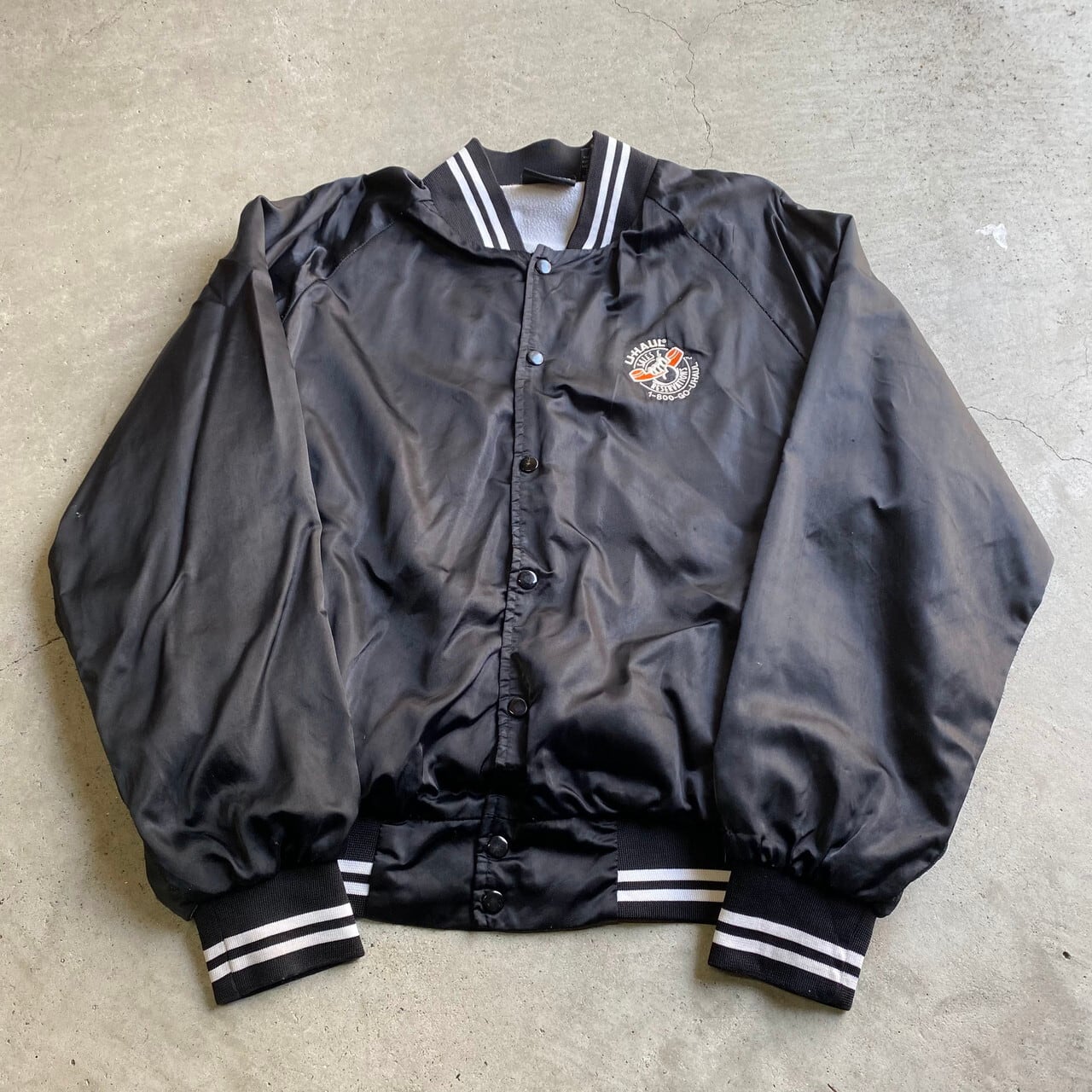 90年代 AUBURN 企業ロゴ ワンポイントロゴ 刺繍 ナイロンスタジャン