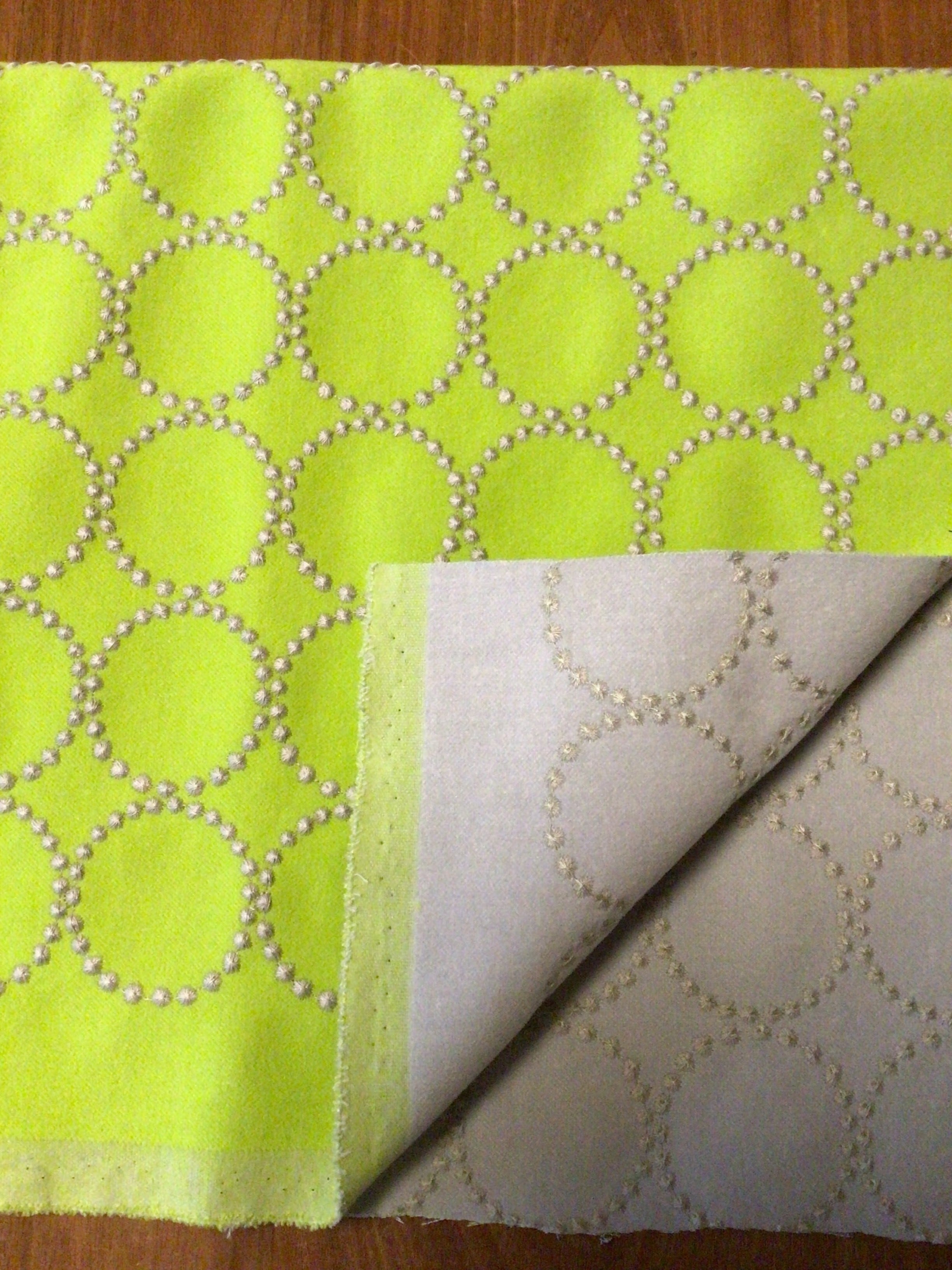 トートバッグキット】ミナペルホネン（タンバリン)ライトグリーン