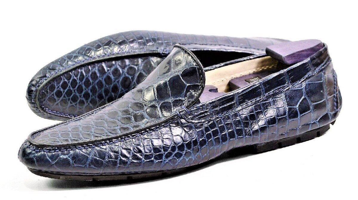 ☆定価180万円超・着用数回の極上品☆ ジリー ZILLI 極上クロコダイル