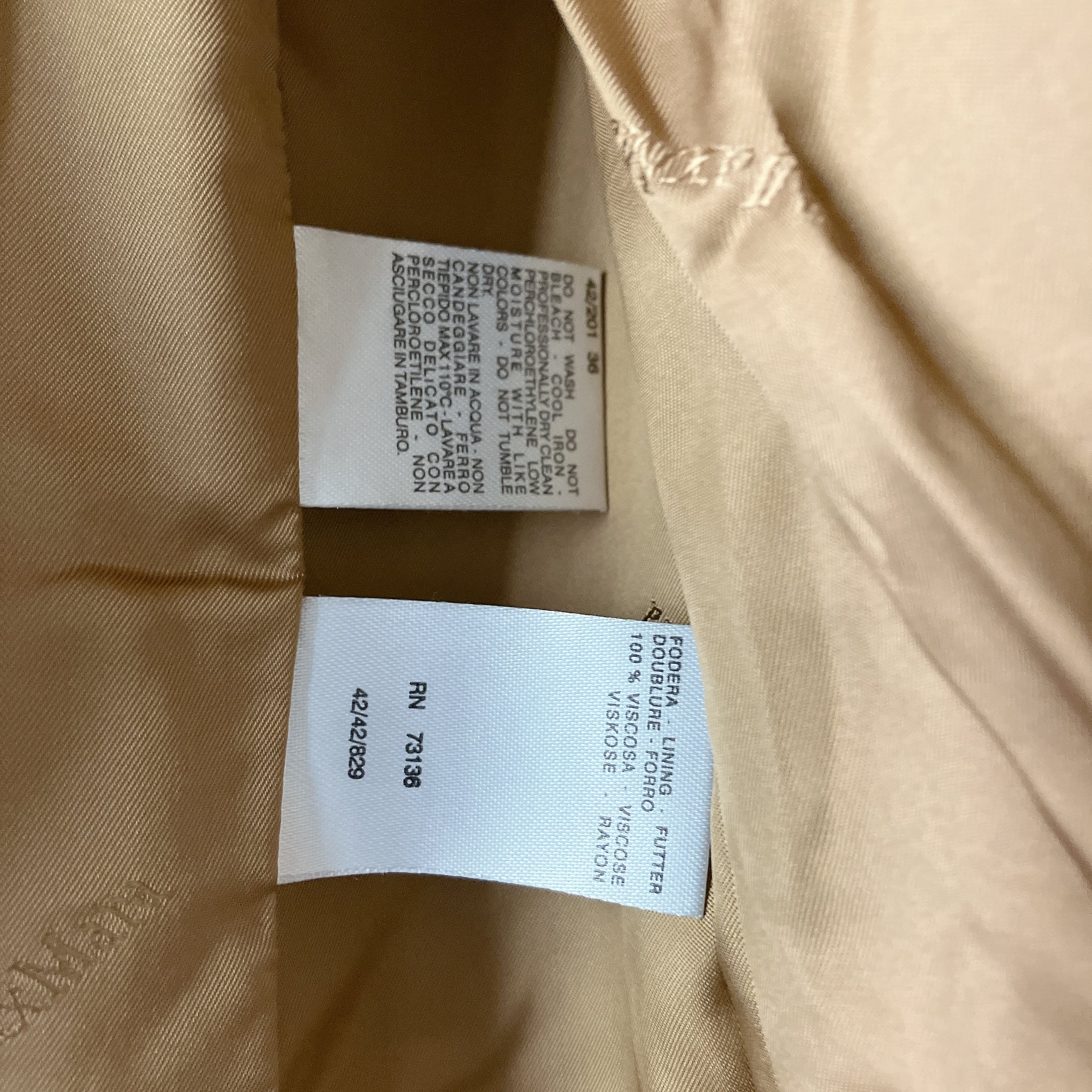 マックスマーラ MaxMara ウール コート ハーフ丈 Pコート 銀タグ 最