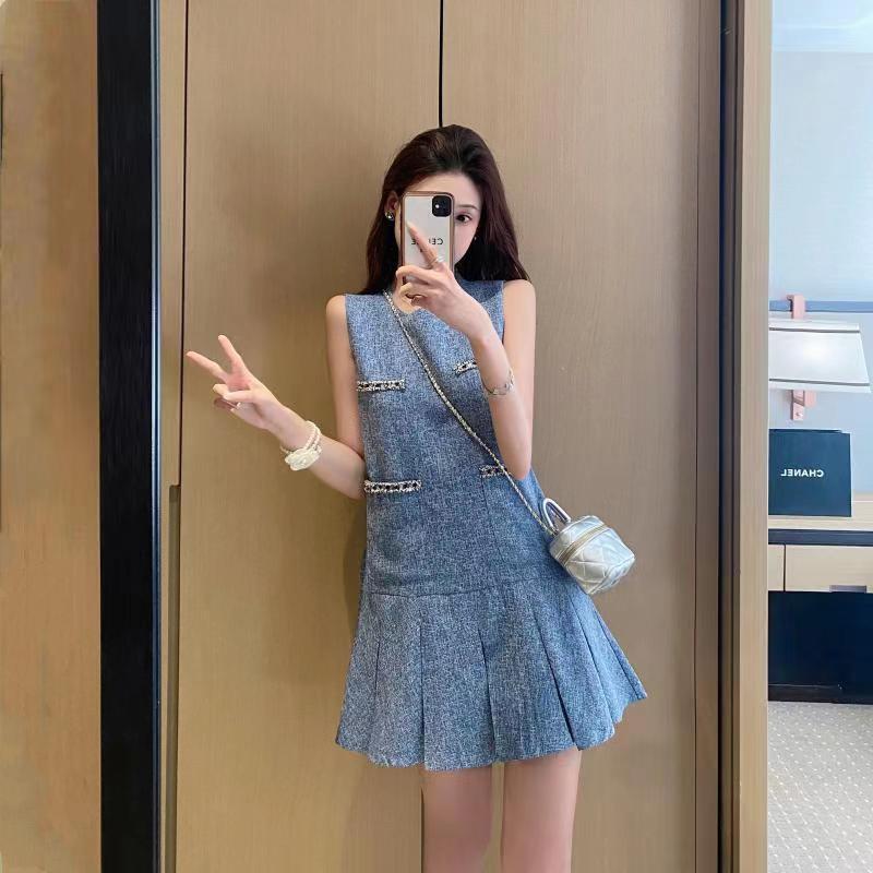 dress】ノースリーブミニワンピース M-15023 | nanastyle