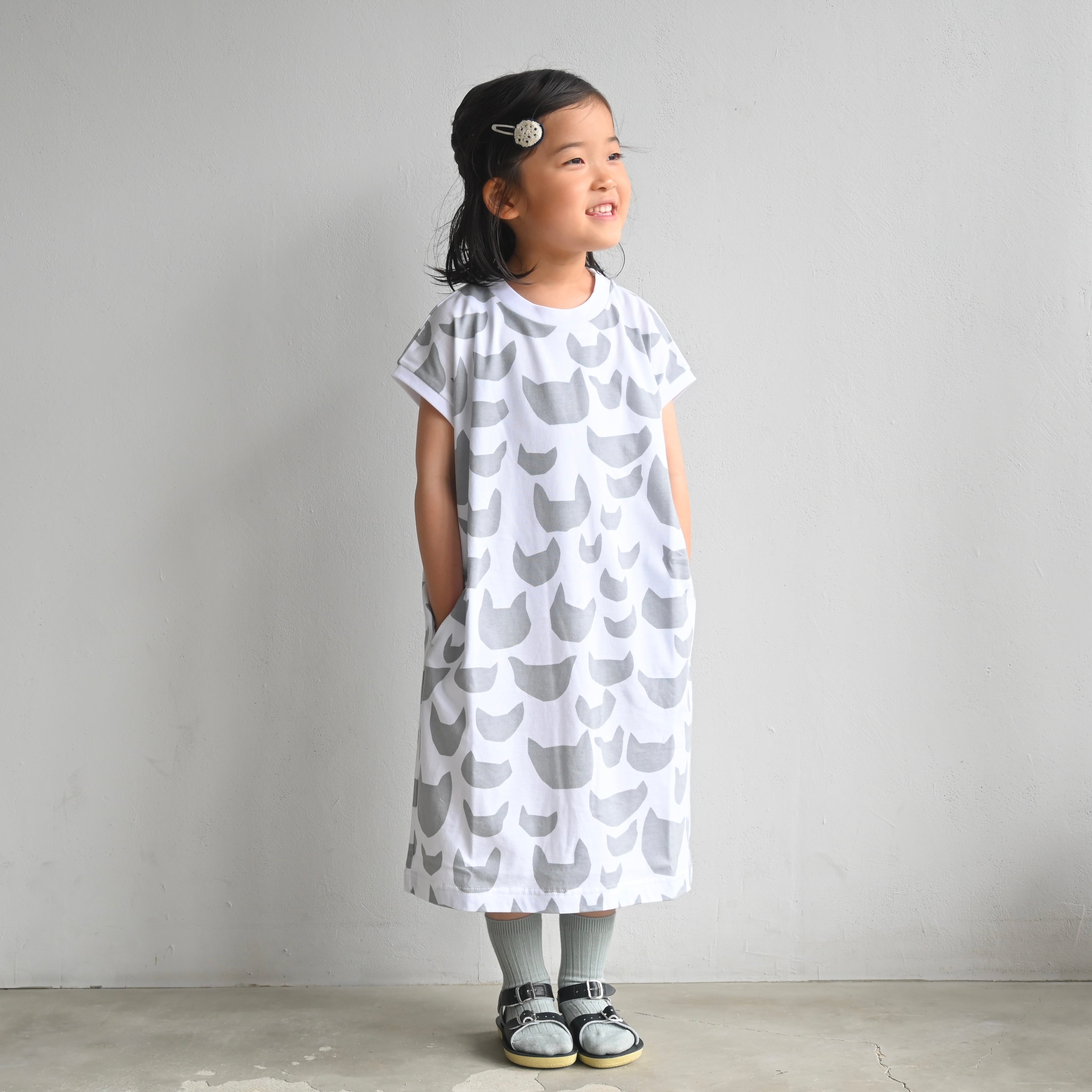 mina perhonen 2023SS》anone-anone ワンピース / white / 110-140cm