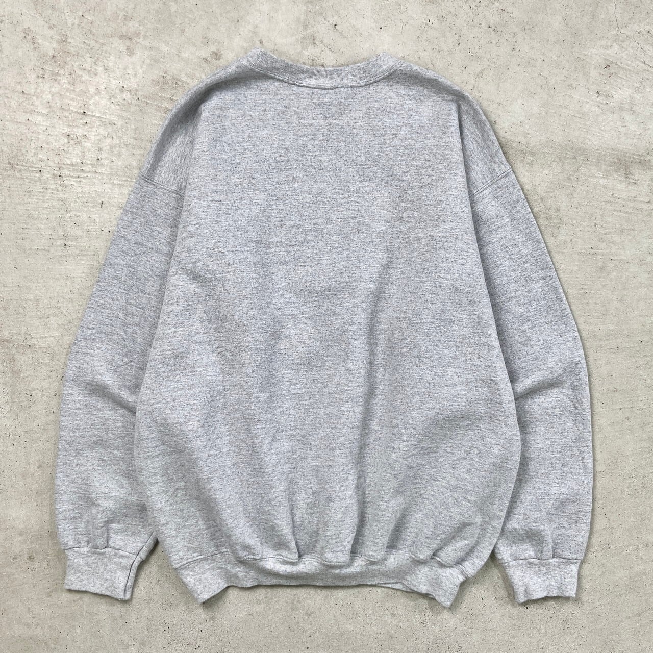 00年代 Hanes ヘインズ スウェットシャツ ワンポイント企業ロゴ刺繍