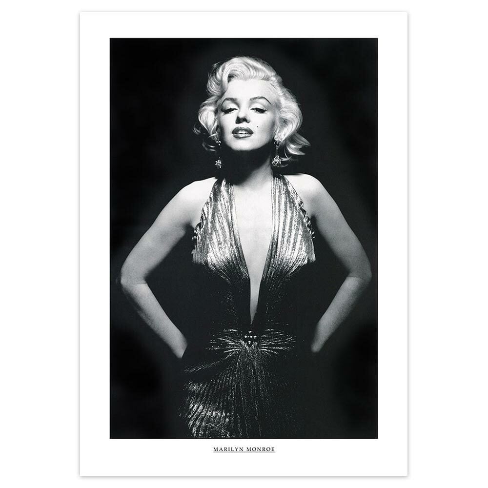 直輸入アートポスター】マリリンモンロー A2 MARILYN MONROE モノクロ