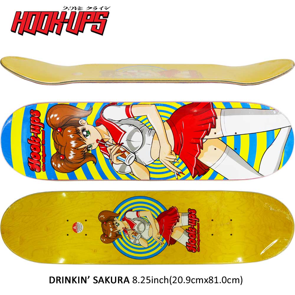 スケボー スケート デッキ スケートボード HOOK UPS フック アップ