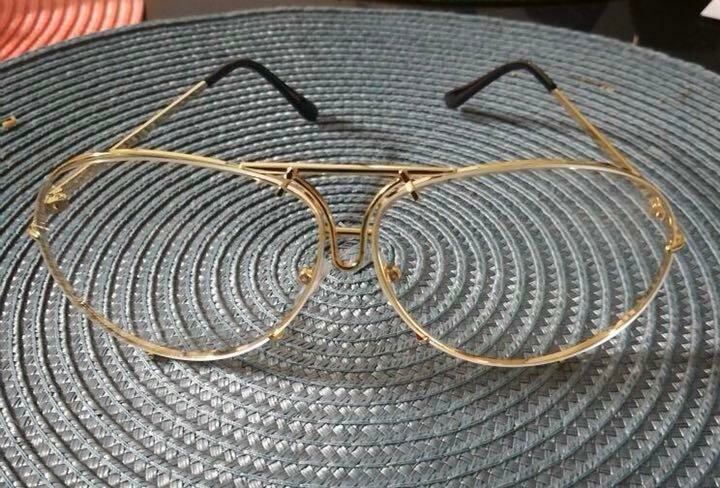 当日発送】 クリア ティアドロップ 透明 サングラス 伊達眼鏡 伊達