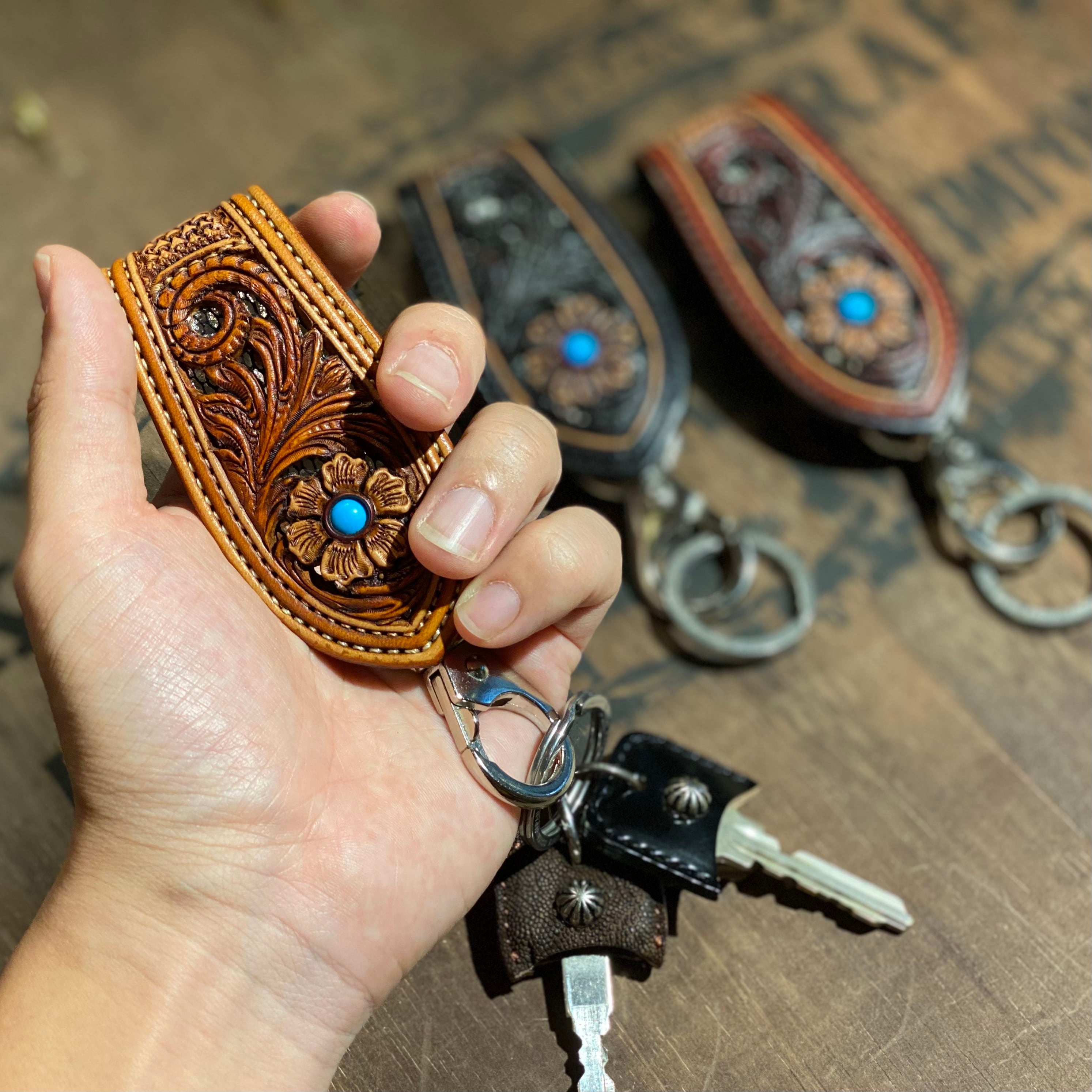 キーリング アルチザンDX ターコイズ | ケイシイズ 【公式