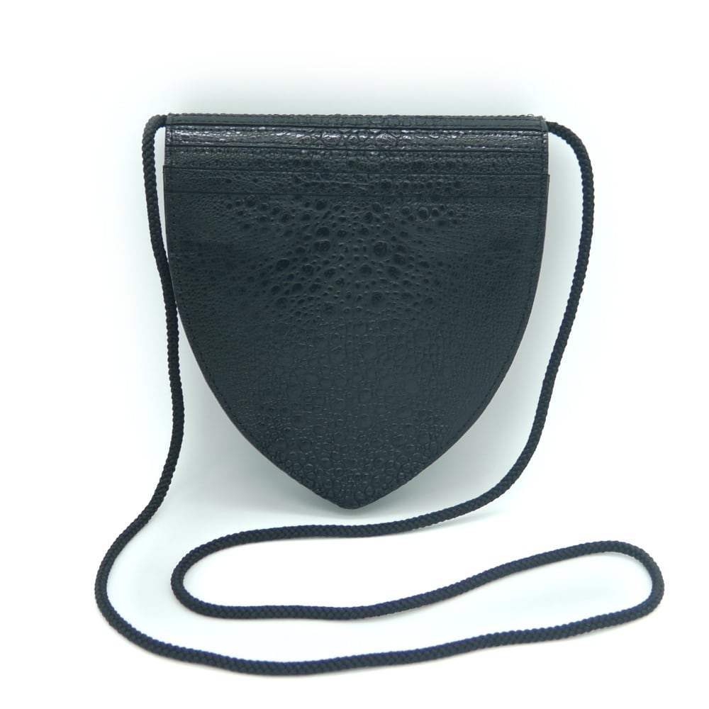 YVES SAINT LAURENT イブ・サンローラン レザー ショルダーバッグ 株式