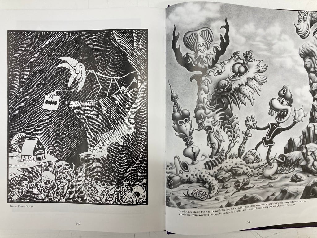 Jim woodring The FRANK Book 2003年 Fantagraphics Books | トムズ
