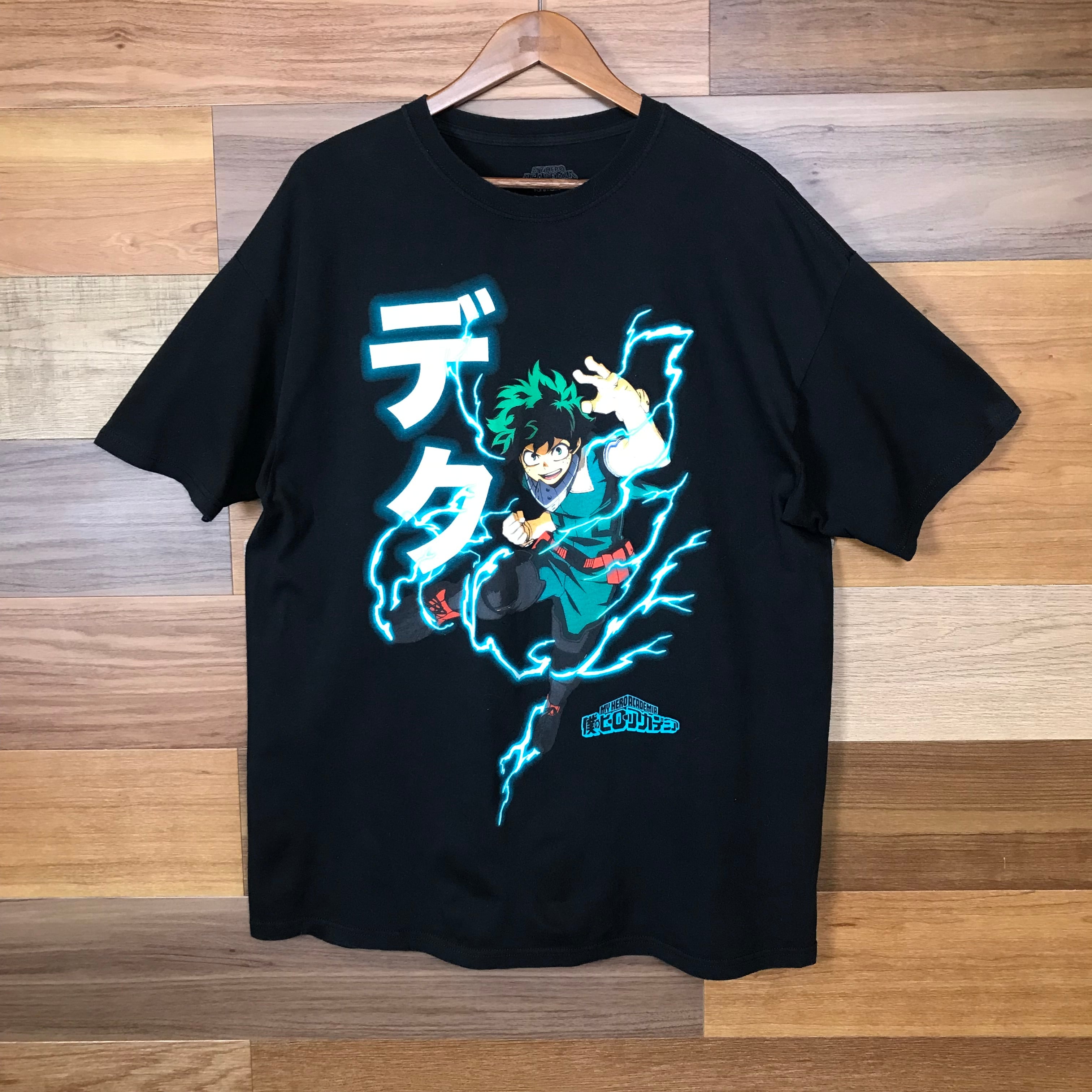 ☆僕のヒーローアカデミア デク キャラクター プリント T-sh アニメ T