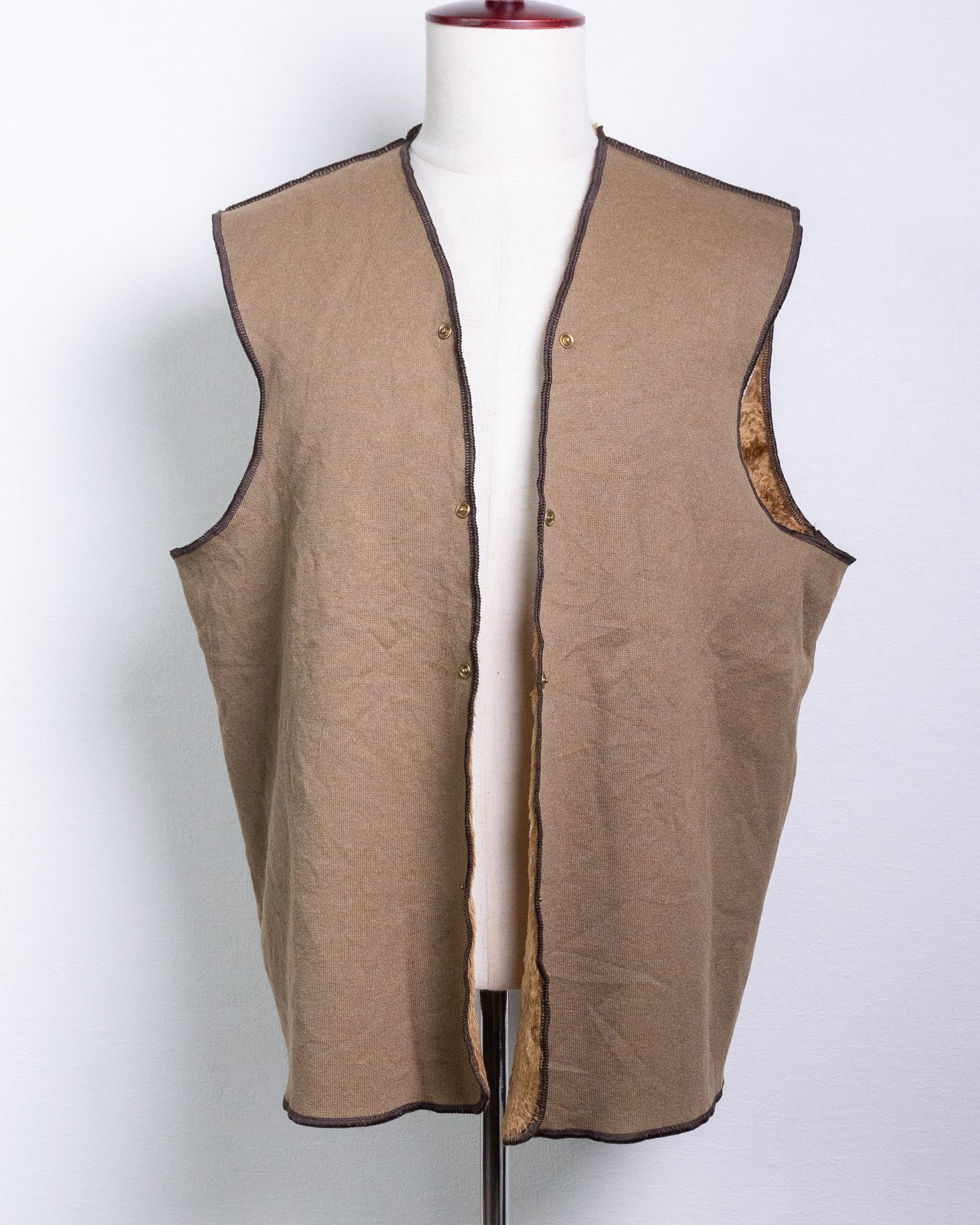 A297】Barbour 3warrant 00s Pile Linner Vest 