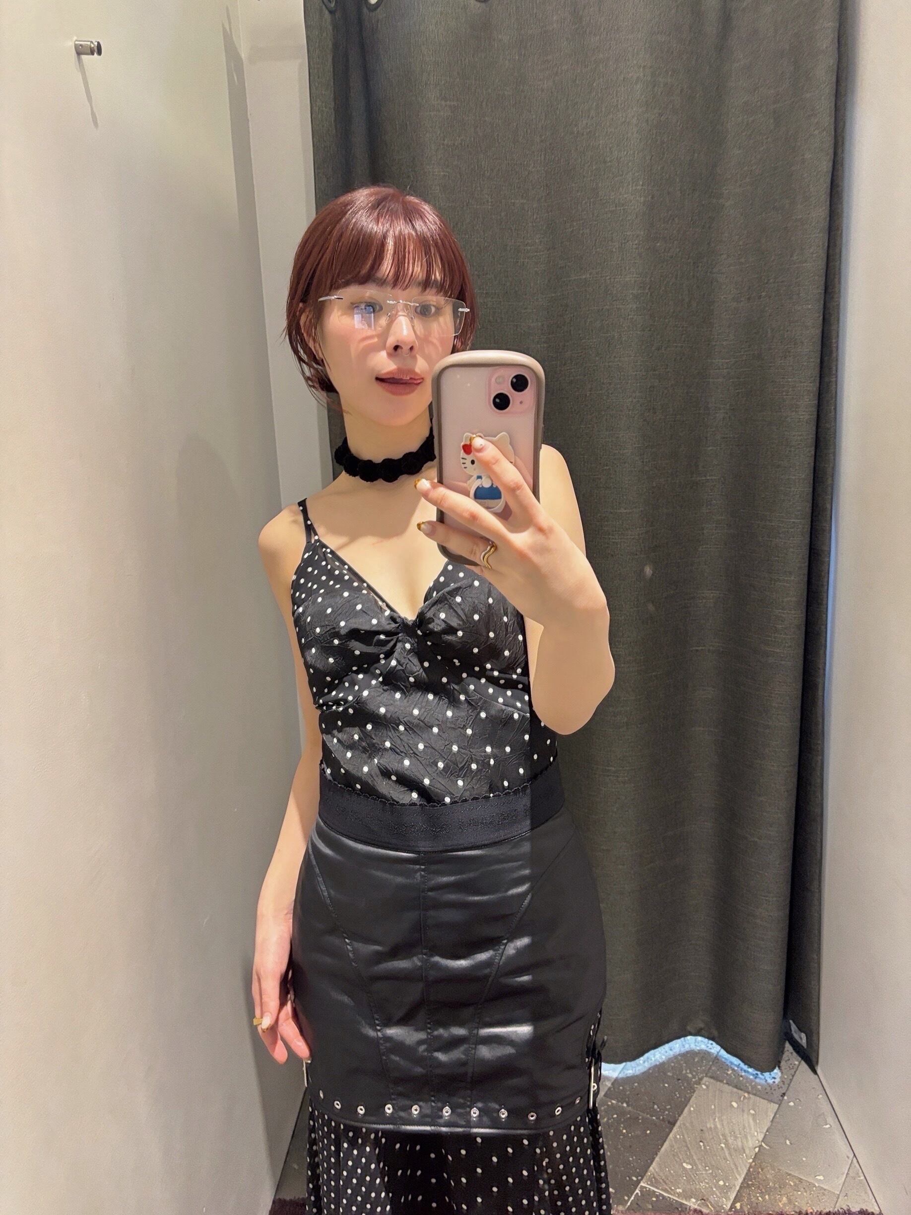 25SS】FETICO フェティコ / SHEER COMBINED SLIP DRESS / キャミソール