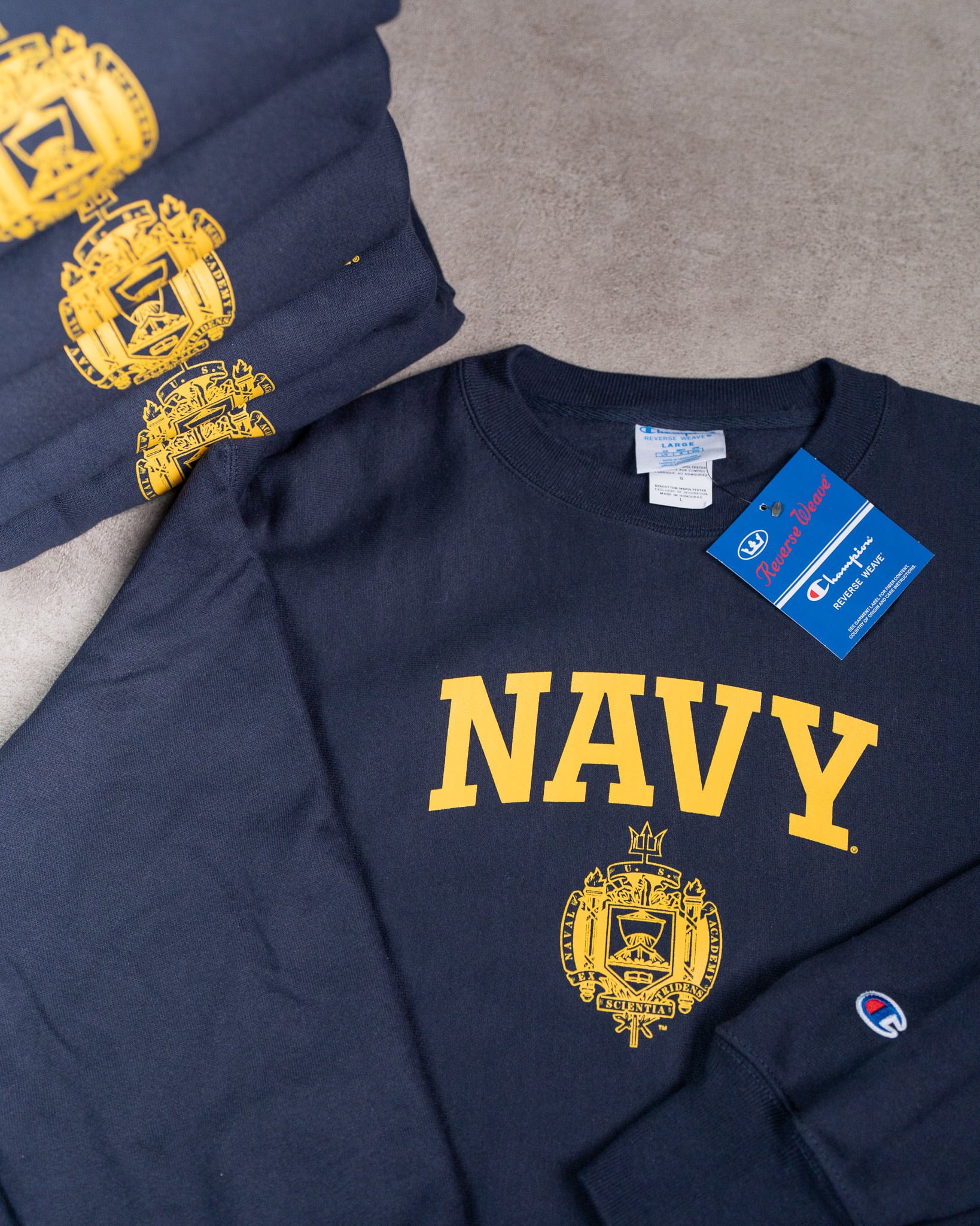 Champion】U.S.Navy Reverse Weave Sweat 新品 USA限定企画 リバース