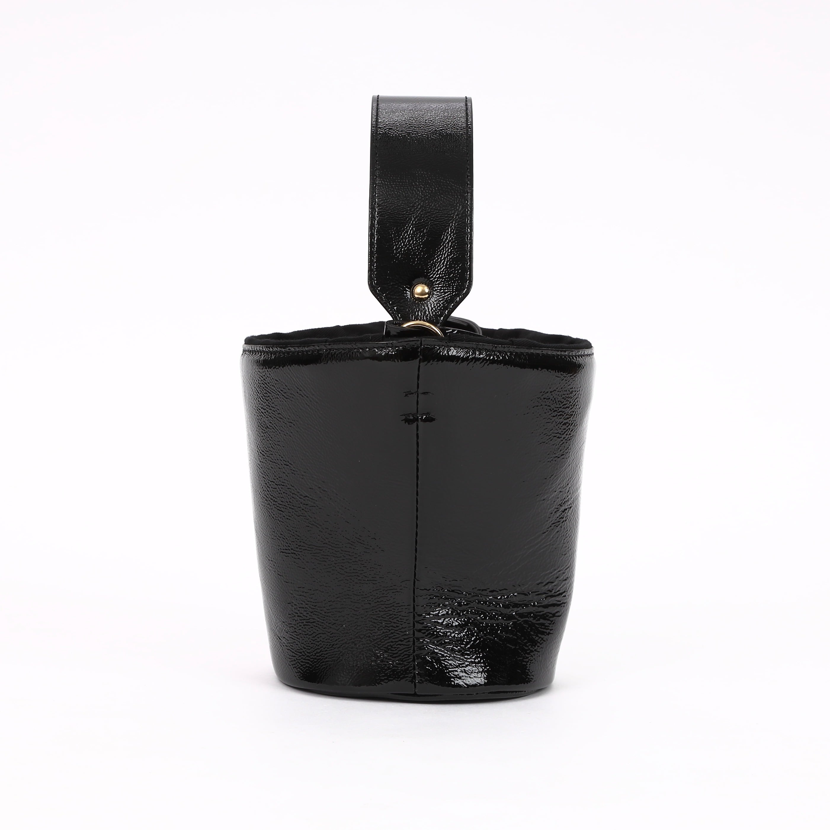 Pottery Bag/Patent Black | ayako