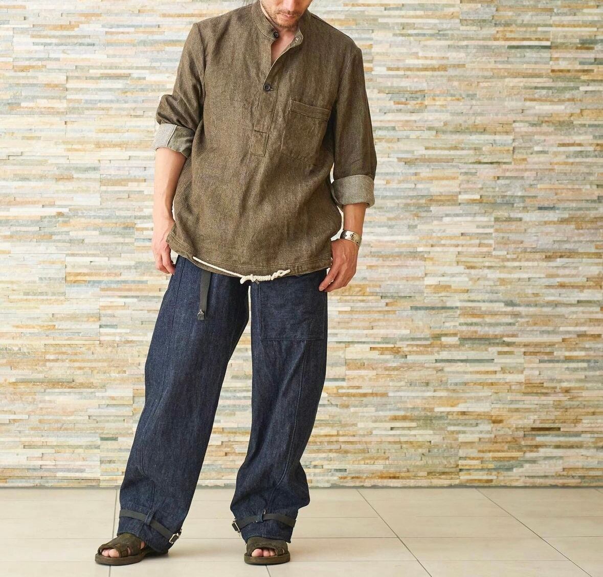 最終値下げ！！工房西谷 fisherman smock フィッシャーマンスモック