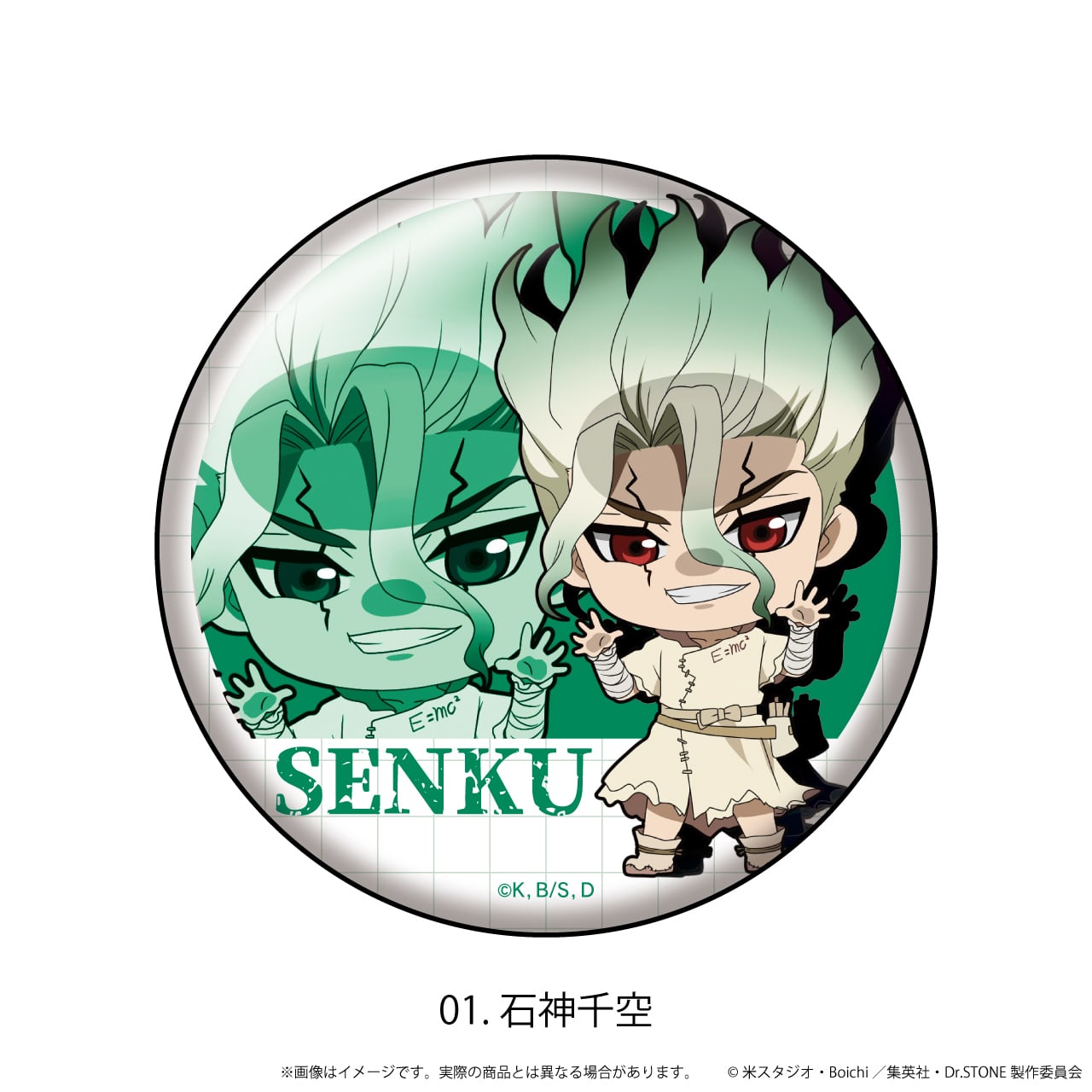 BOX販売】缶バッジ「Dr.STONE」01/トレーディング(全9種)(ここぺたver