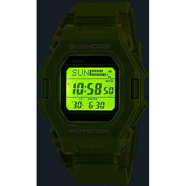 カシオ G-SHOCK GD-B500S-3JF ミニマルデザイン グリーン スケルトン