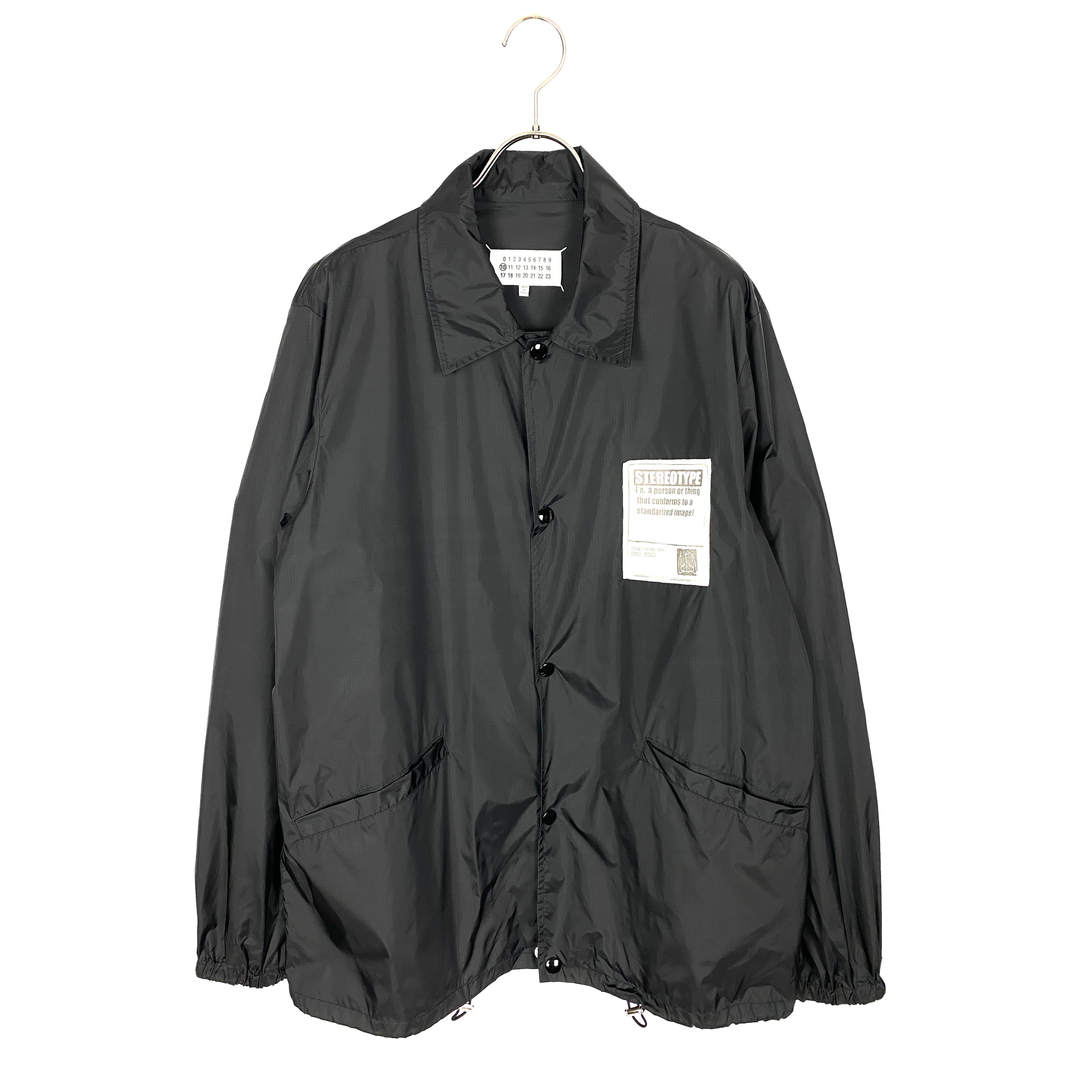 メゾン マルジェラ(Masion Margiela) STEREO TYPE coach jacket 18SS