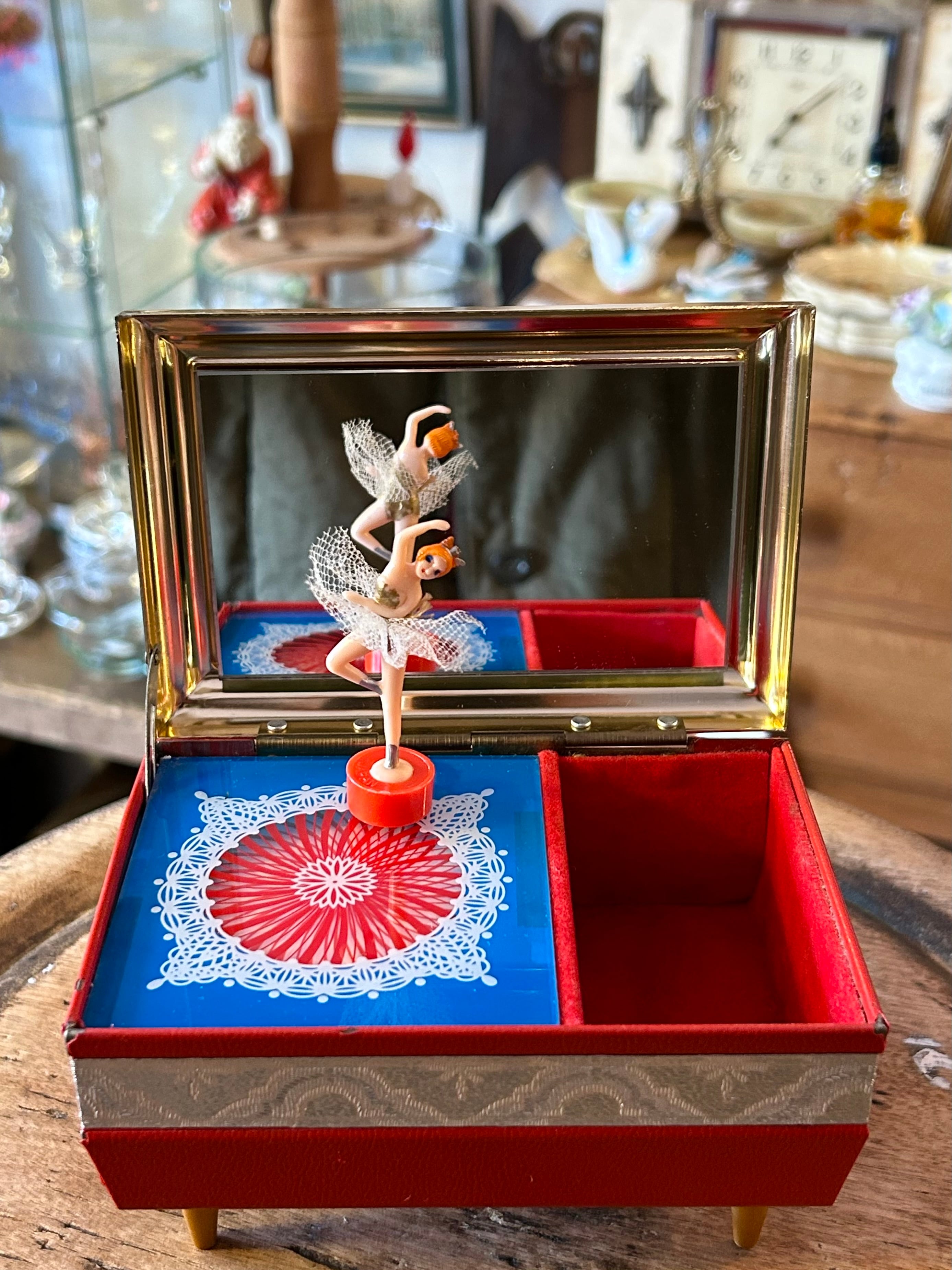 昭和レトロ バレリーナ オルゴール 宝石箱 | choice