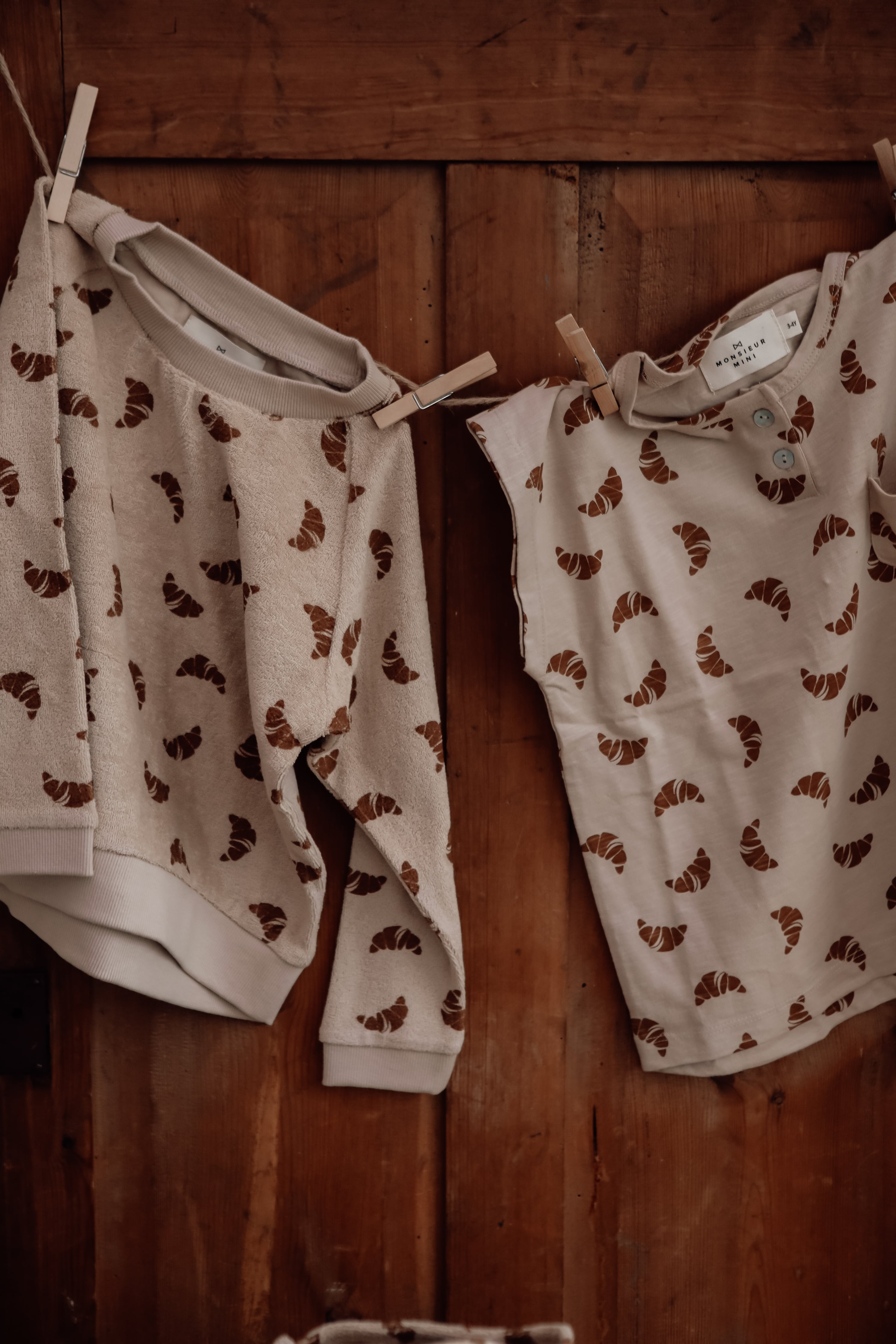 MONSIEUR MINI】Sweatshirt Terry croissant | RIRIBELL