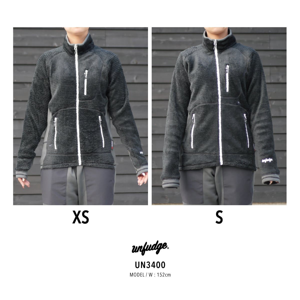 アウトレット販売 / UN3400 High Loft fleece jacket / black