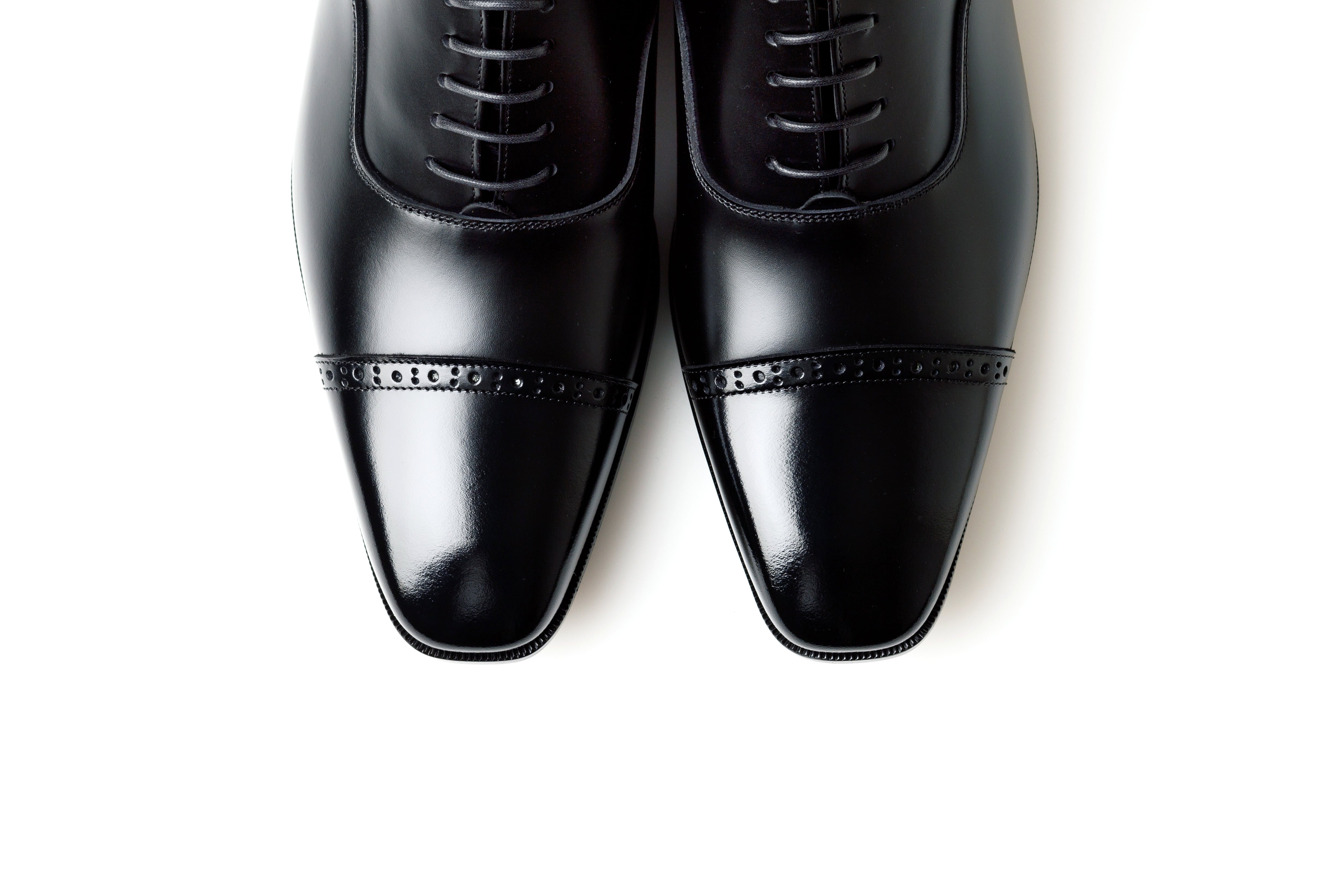 6cmUP シークレットシューズ〉ストレートチップ（パンチドキャップ