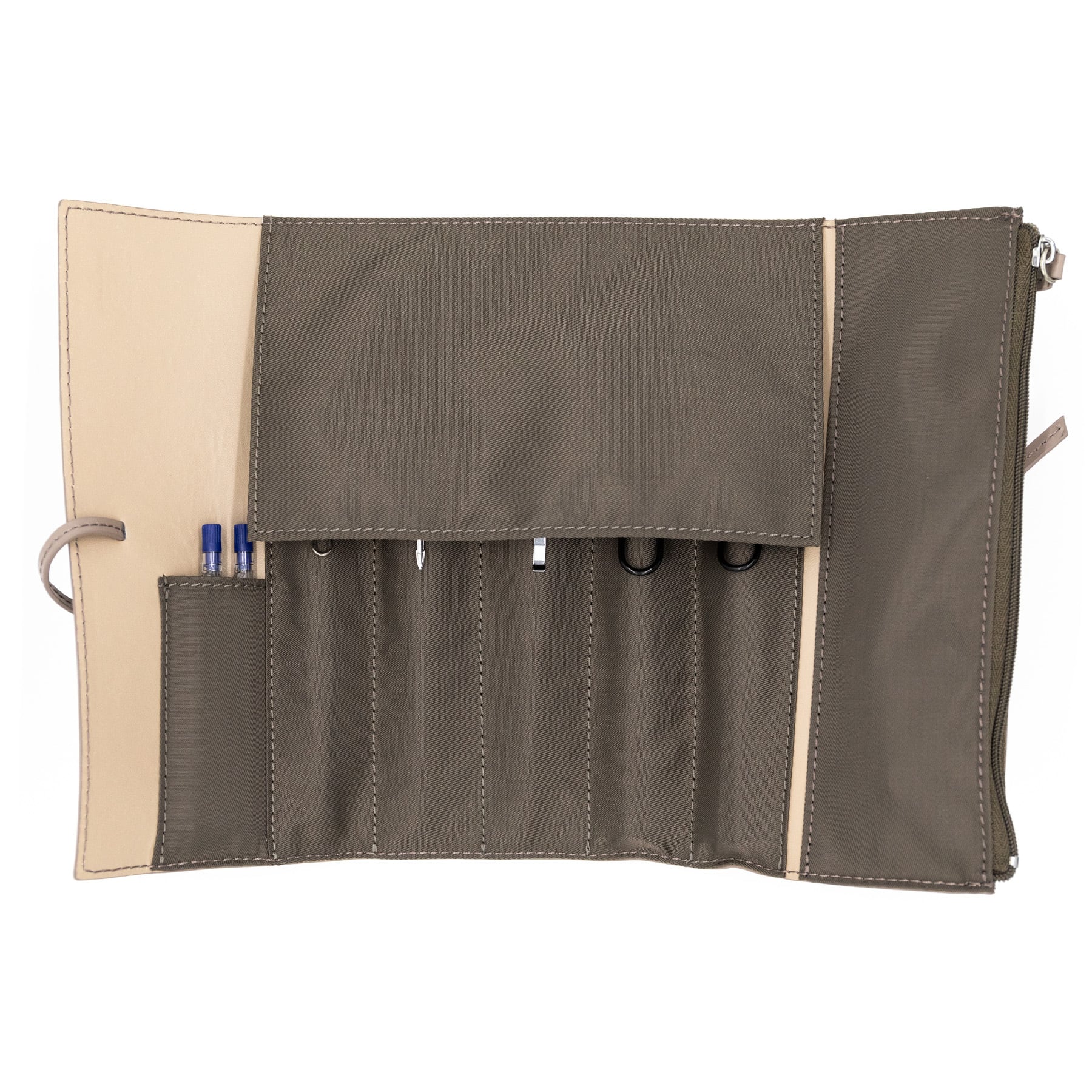 THE POST ボンデッドレザーファイバ ロールペンケース | Luddite ラダイト