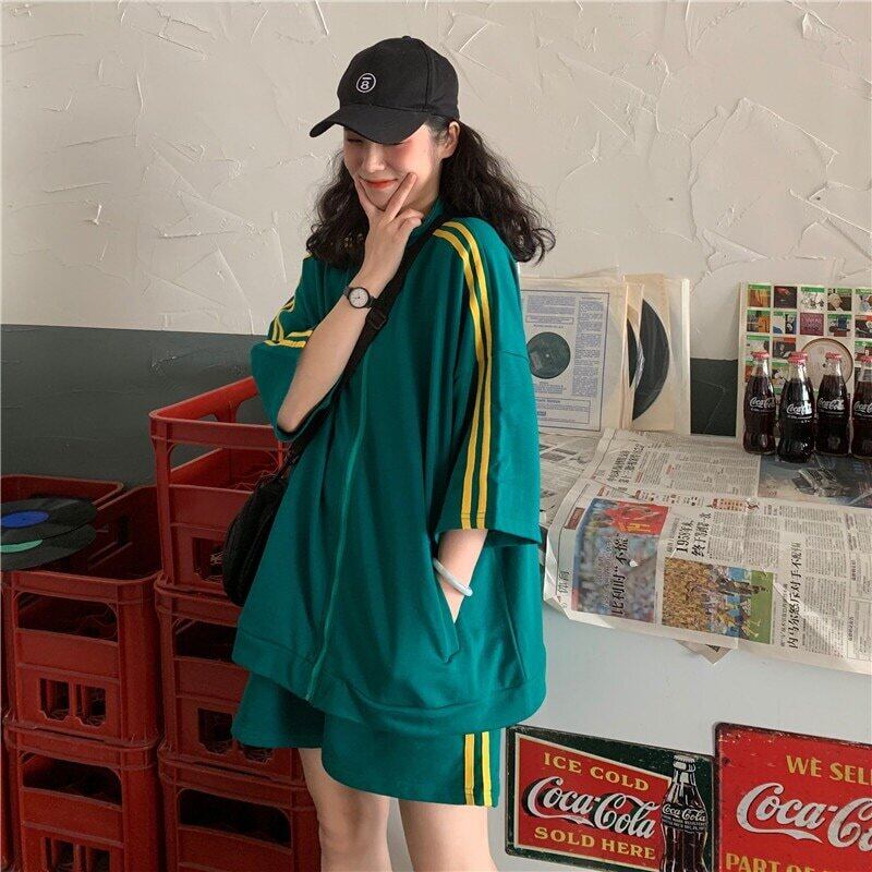 セットアップ ハーフパンツ ジャケット レディース 2点セット 上下