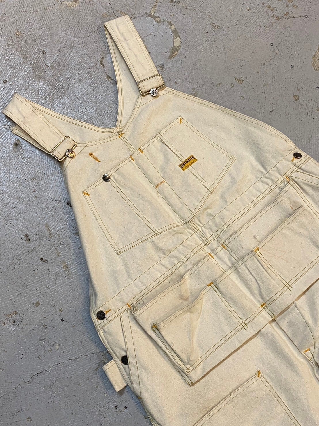 vintage DEADSTOCK 〜1950's CAN'T BUST'EM エプロン付き 生成り