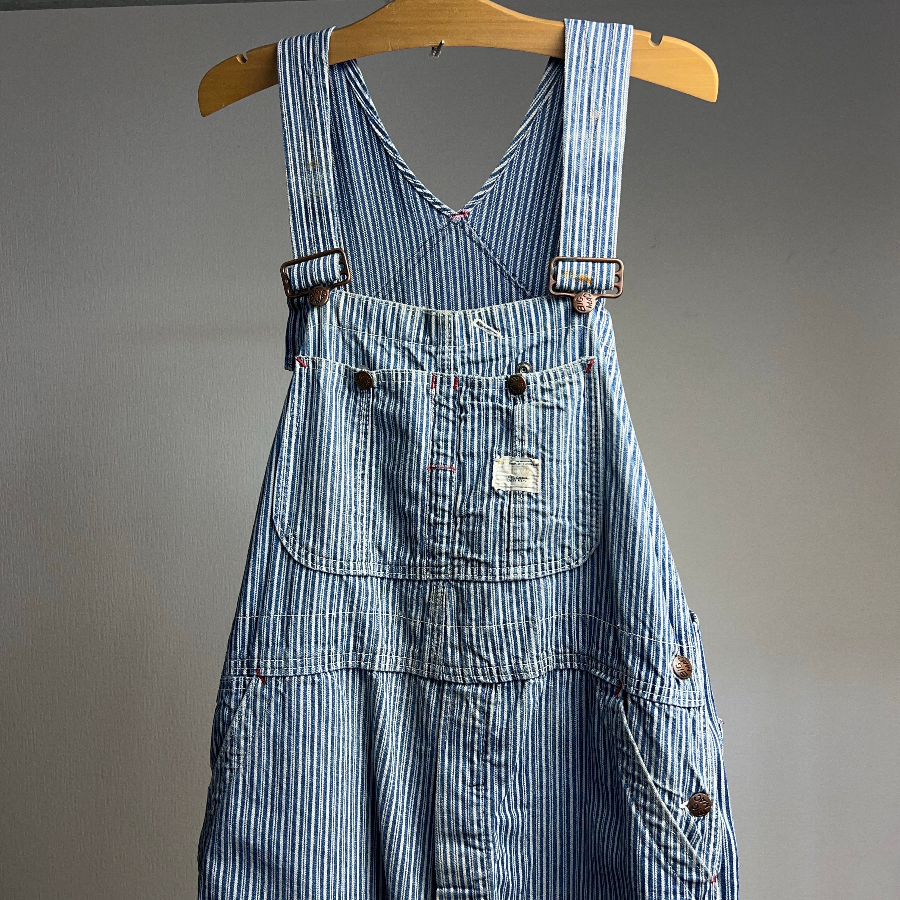 1970's BIG MAC Hickory Stripe Overall 70年代 ビッグマック