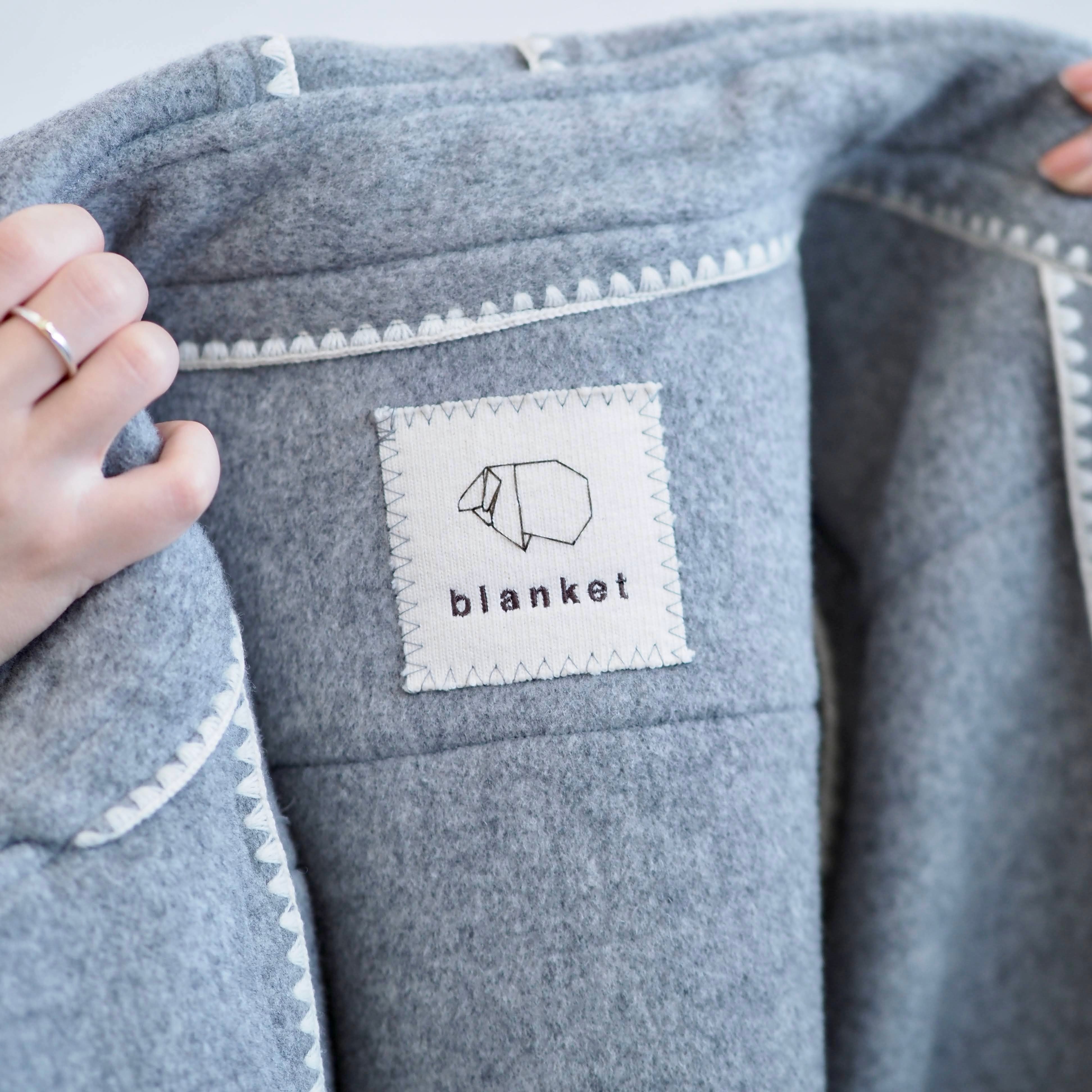 ハマグリコート0.7 グレー 尾州 ダッフルコート | blanket