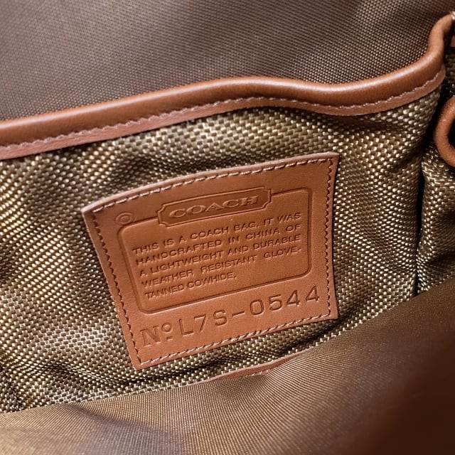 オールドコーチ ☆ ターンロック 2WAY ブリーフケース A4OK キャメル