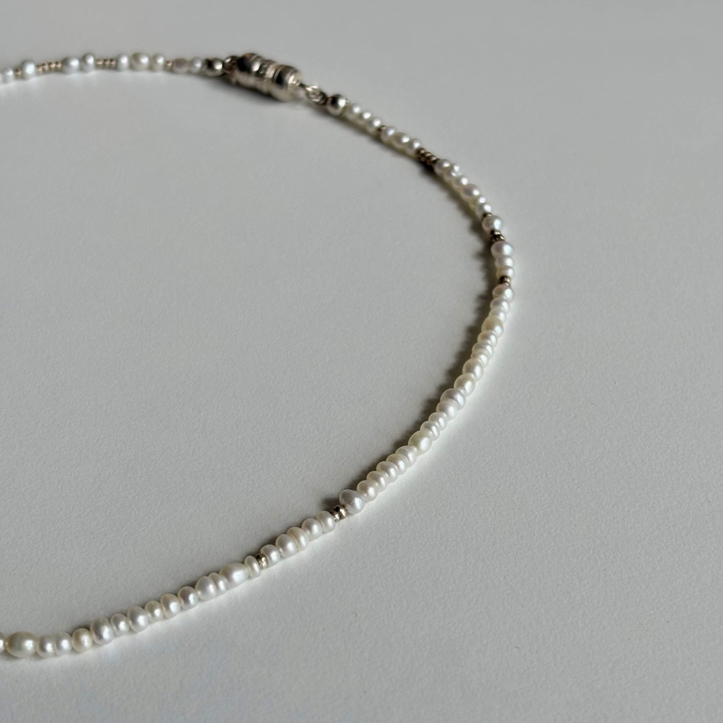 2way］fab pearl necklace（淡水パール カレンシルバー オケージョン