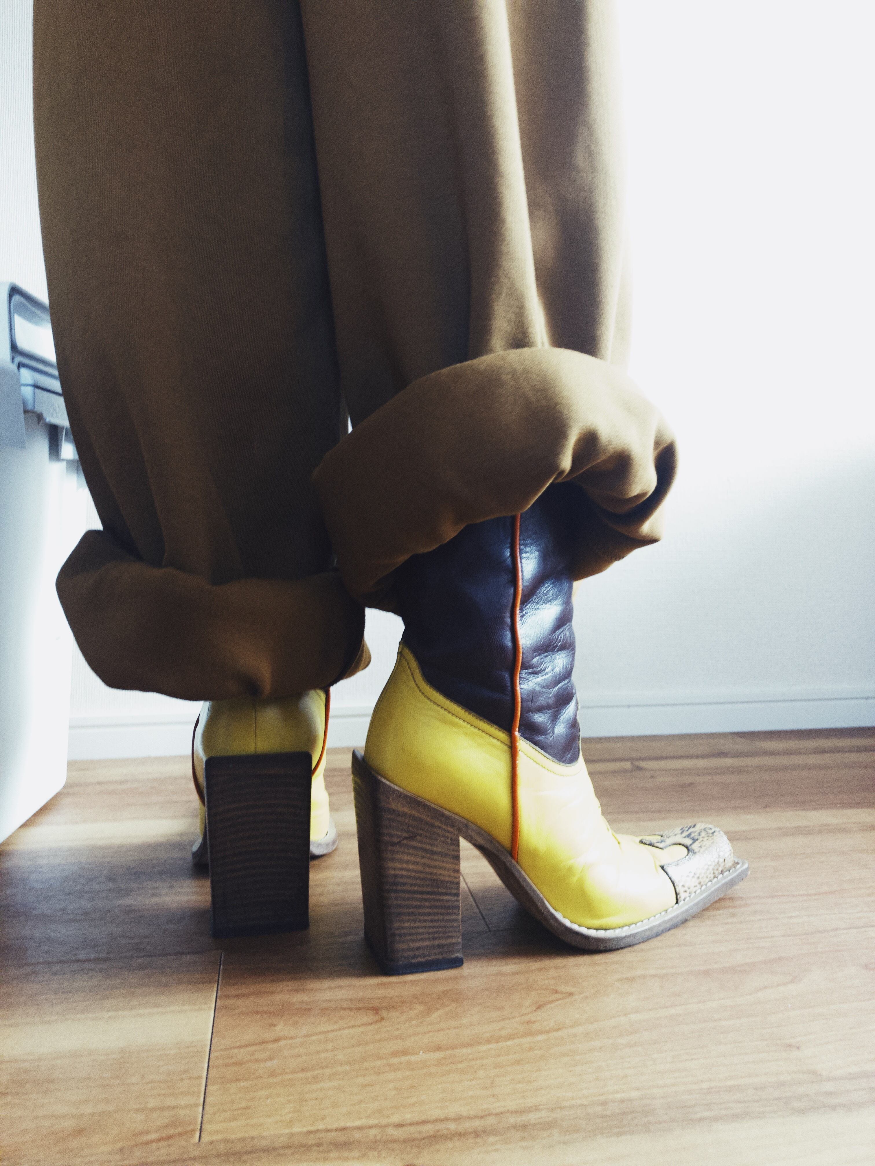 miu miu チャンキーヒール ウエスタンブーツ | MIKOTONORI.