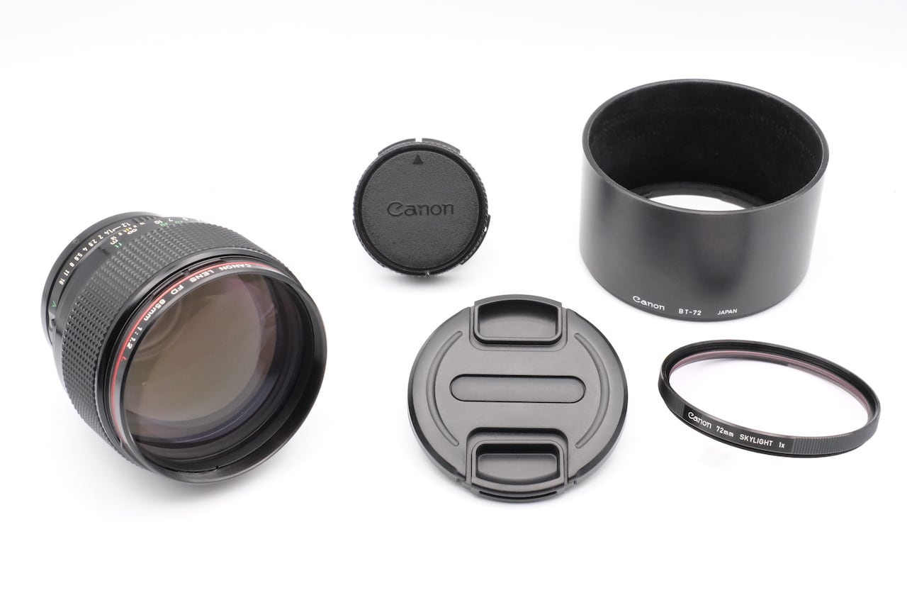 CANON LENS NEW FD 85mm F1.2 L FDマウント Canon キャノン | 近江寫眞機店