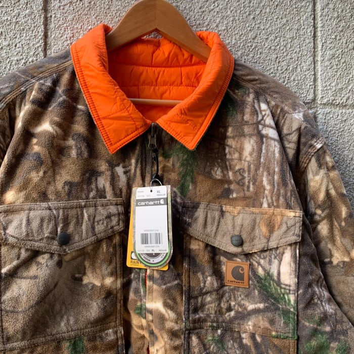 Carhartt REALTREE CAMO Fleece / Nylon Reversible Insulation Jacket