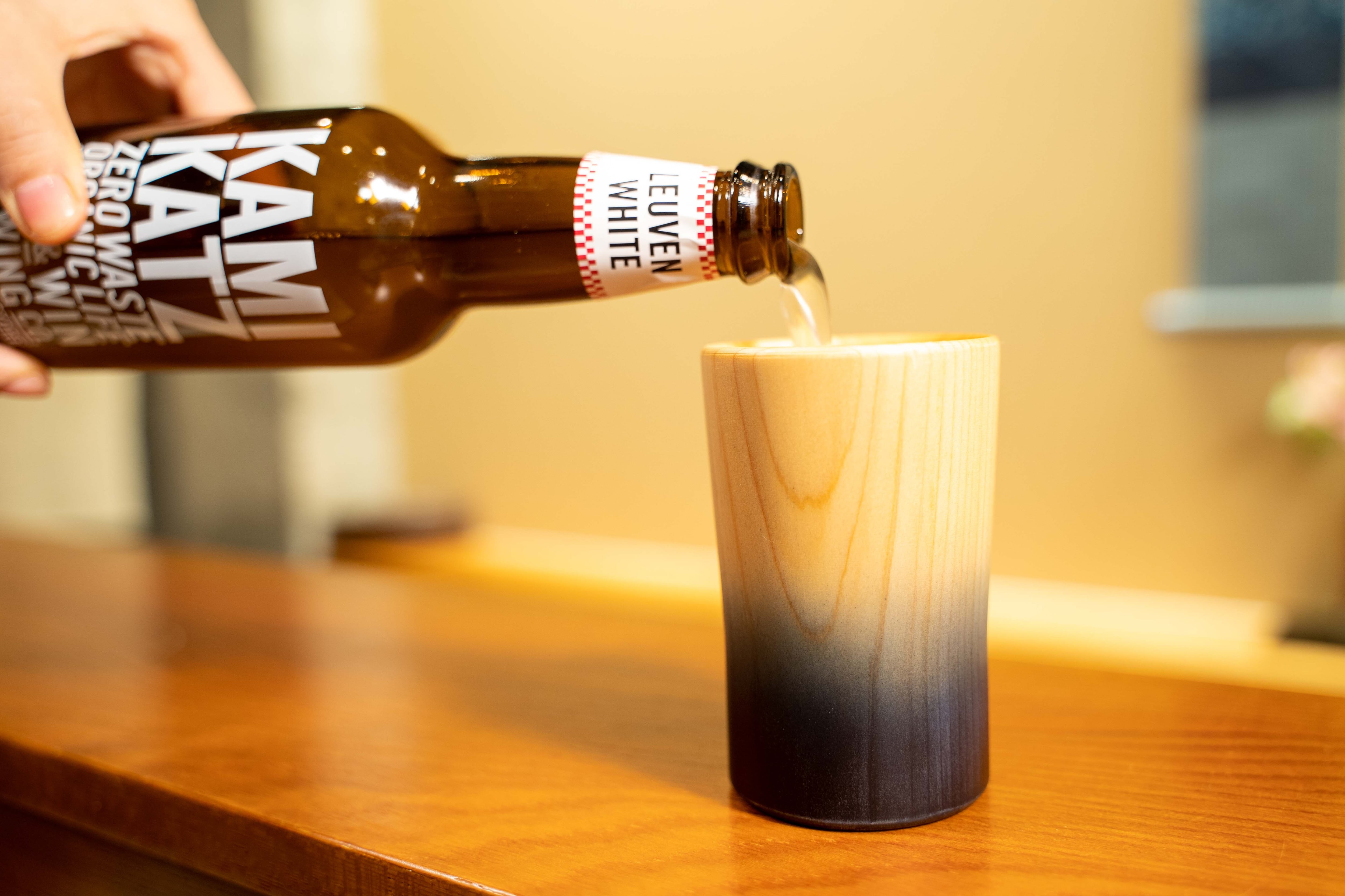 藍染檜 ペアカップ / Indigo Hinoki Pair Sake Cup | AOLA