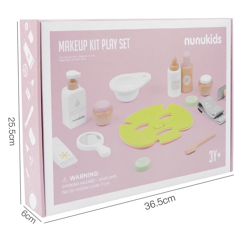 スキンケアセット木製おもちゃ メイクアップごっこ遊び シートマスク