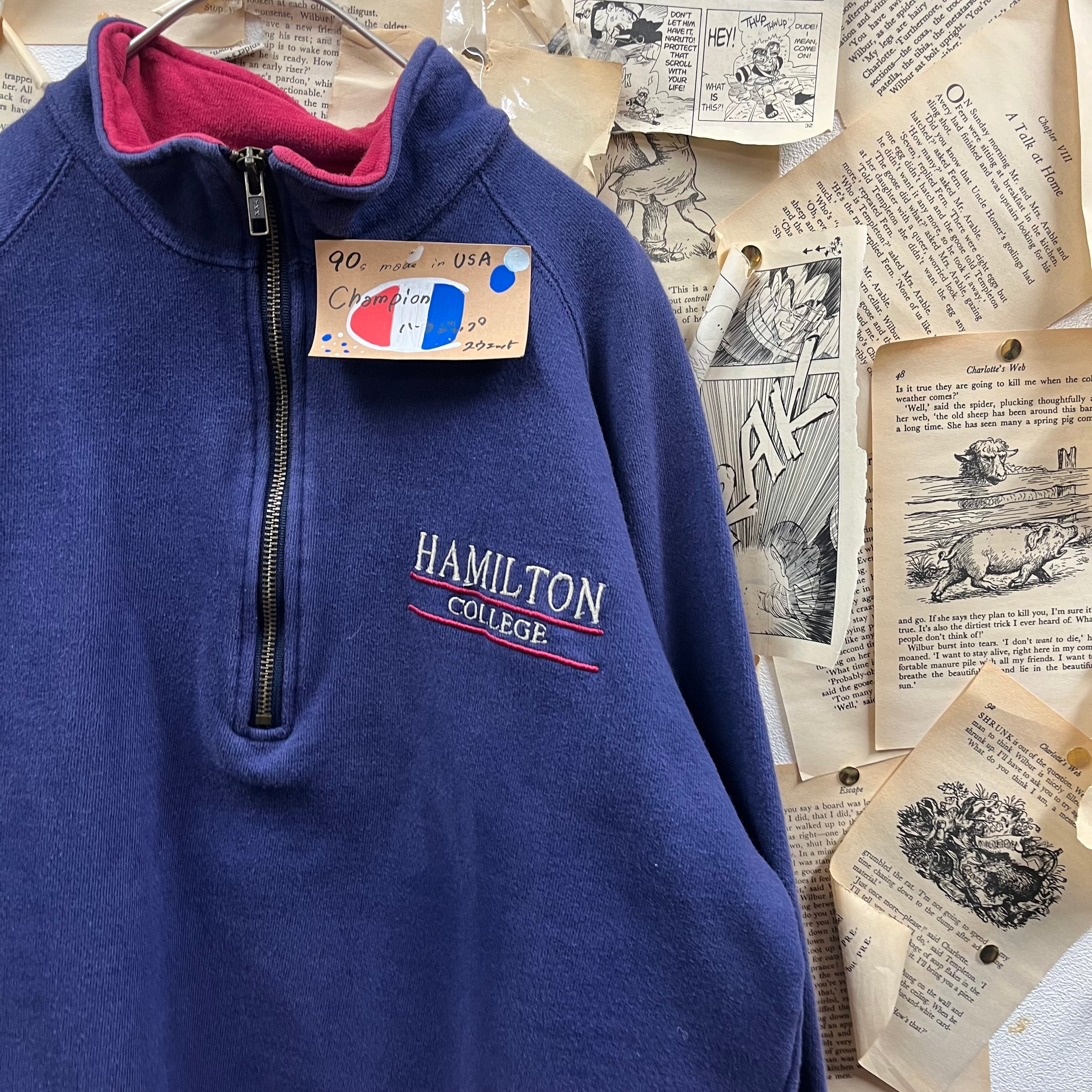 90s USA製 Champion ハーフジップスウェット | 古着屋PENNY