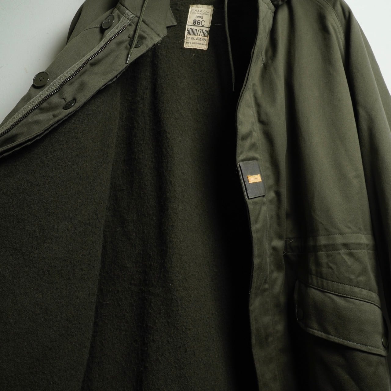 フランス軍 M-64 フィールドパーカー ライナー付き 86C【DEADSTOCK