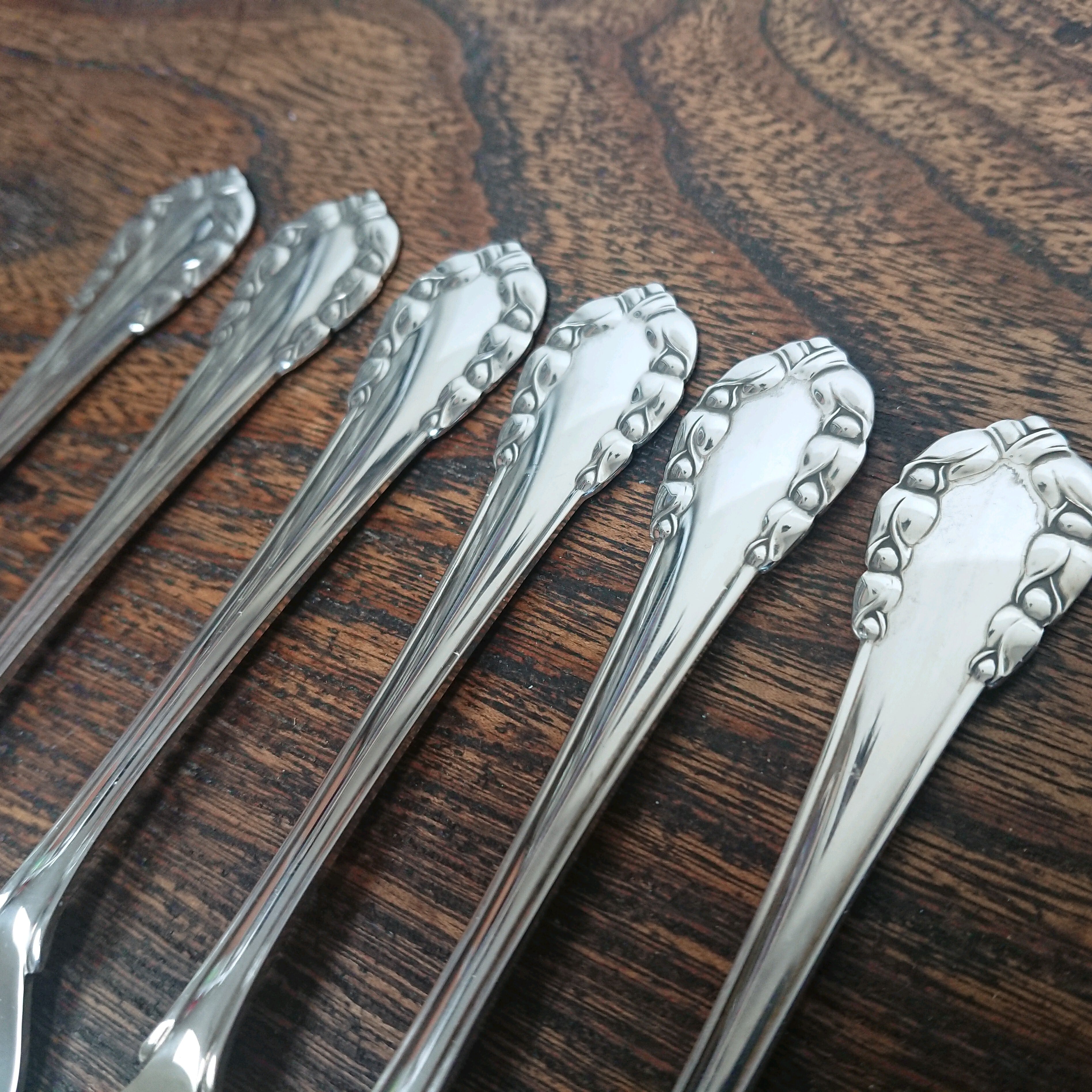 デンマーク Georg Jensen ”Lily of the Valley” 純銀製ケーキフォーク