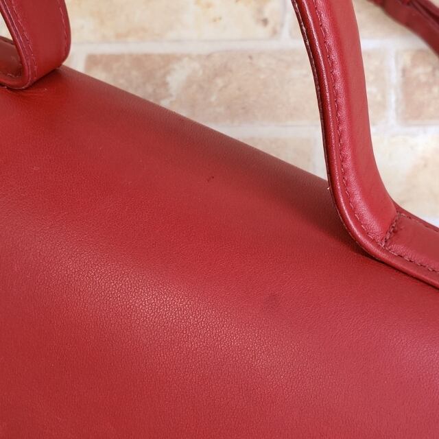 オールドコーチ ☆USA製 ターンロック 2WAY ショルダーバッグ レッド