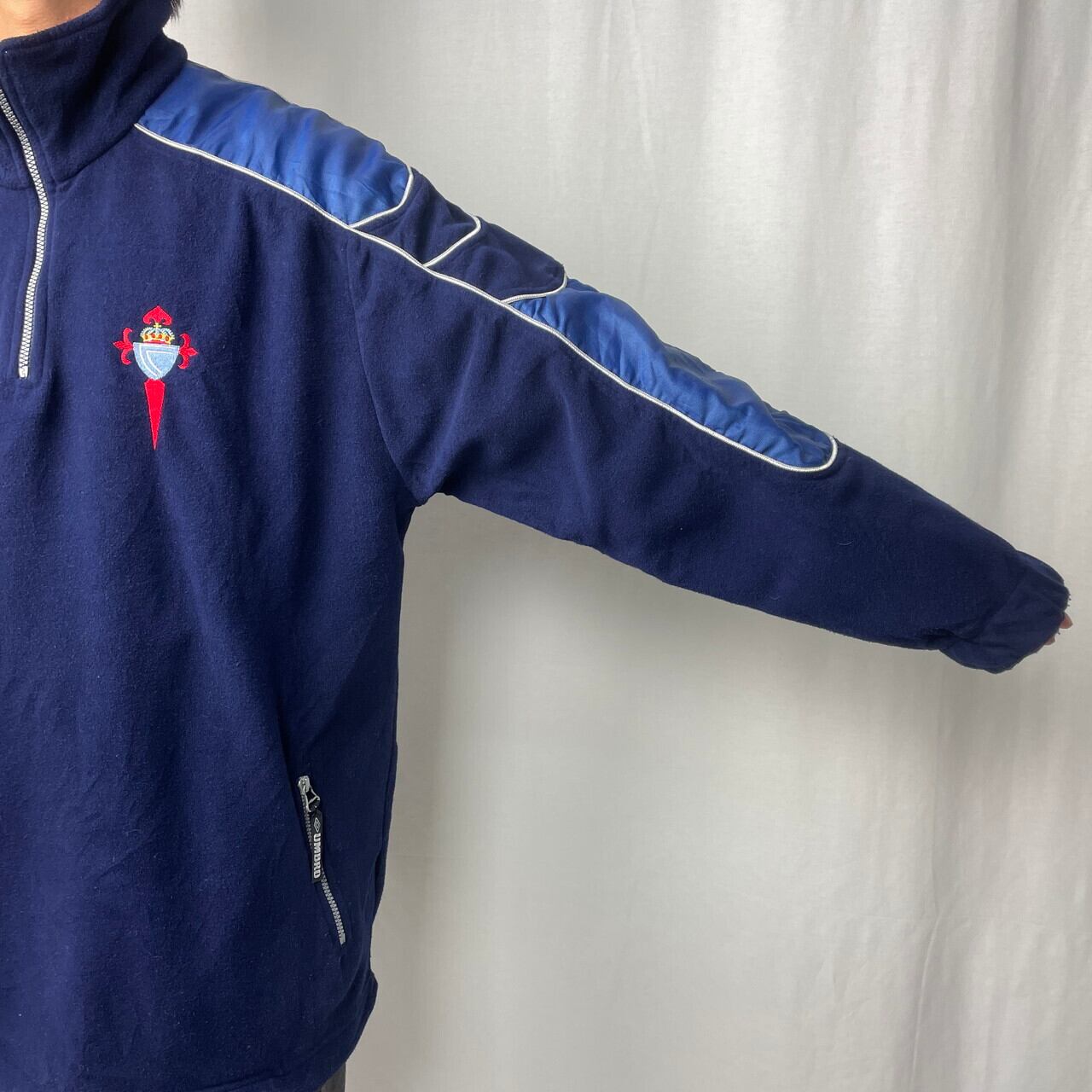 90年代 UMBRO アンブロ Celta de Vigo サッカーチーム フリースプル