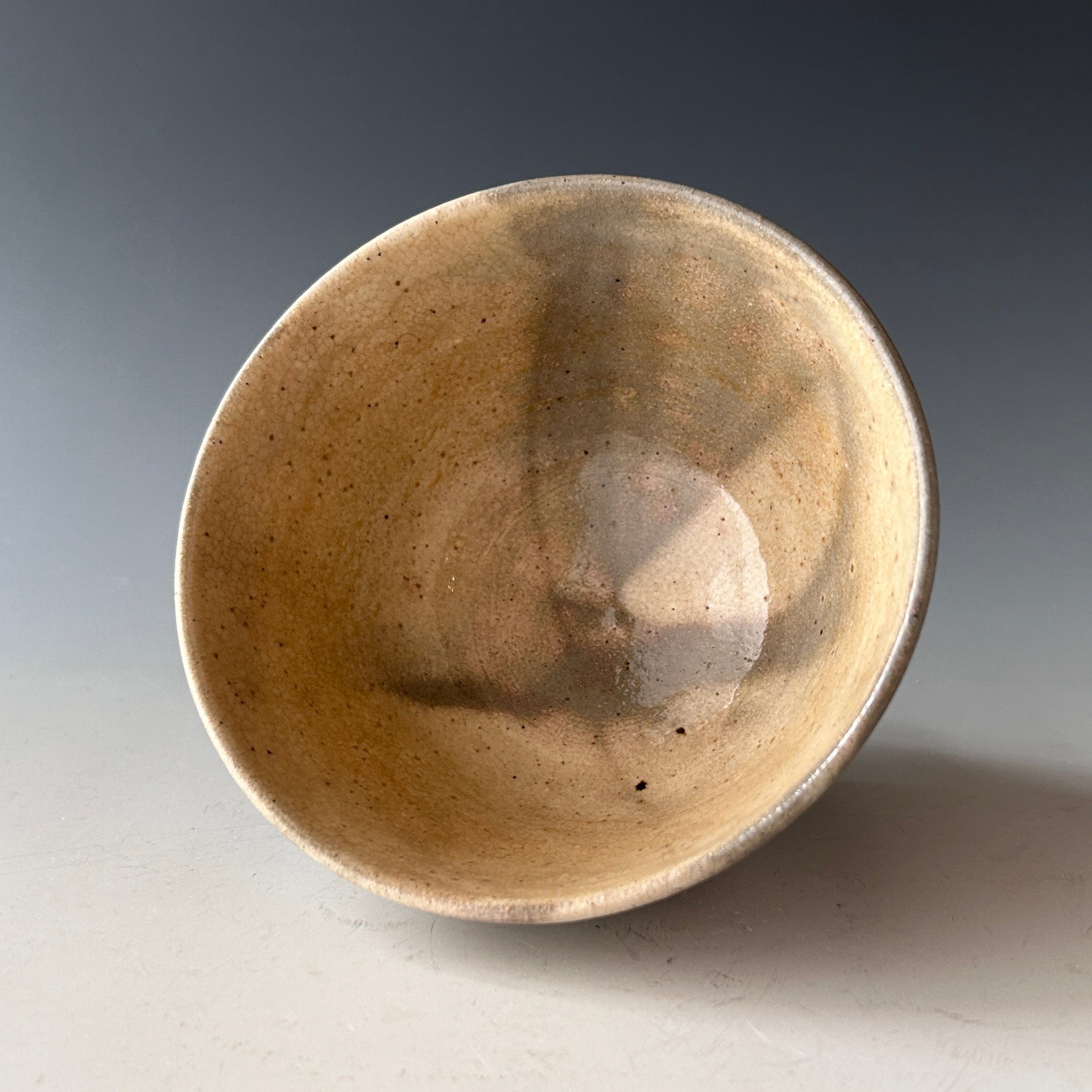 茶道具 古萩写 割高台 茶碗 清水茂生 共箱 萬古焼 萩焼 濃茶 茶事 茶会