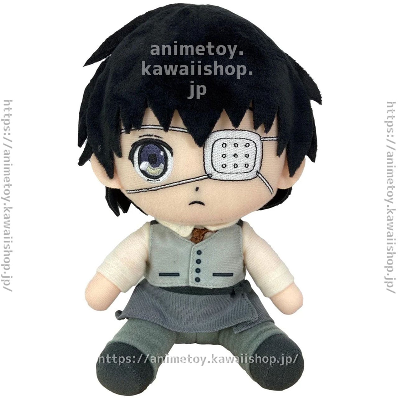 東京喰種 トーキョーグール 金木研 ぬいぐるみ 金木 カネキ 黒髪 あん