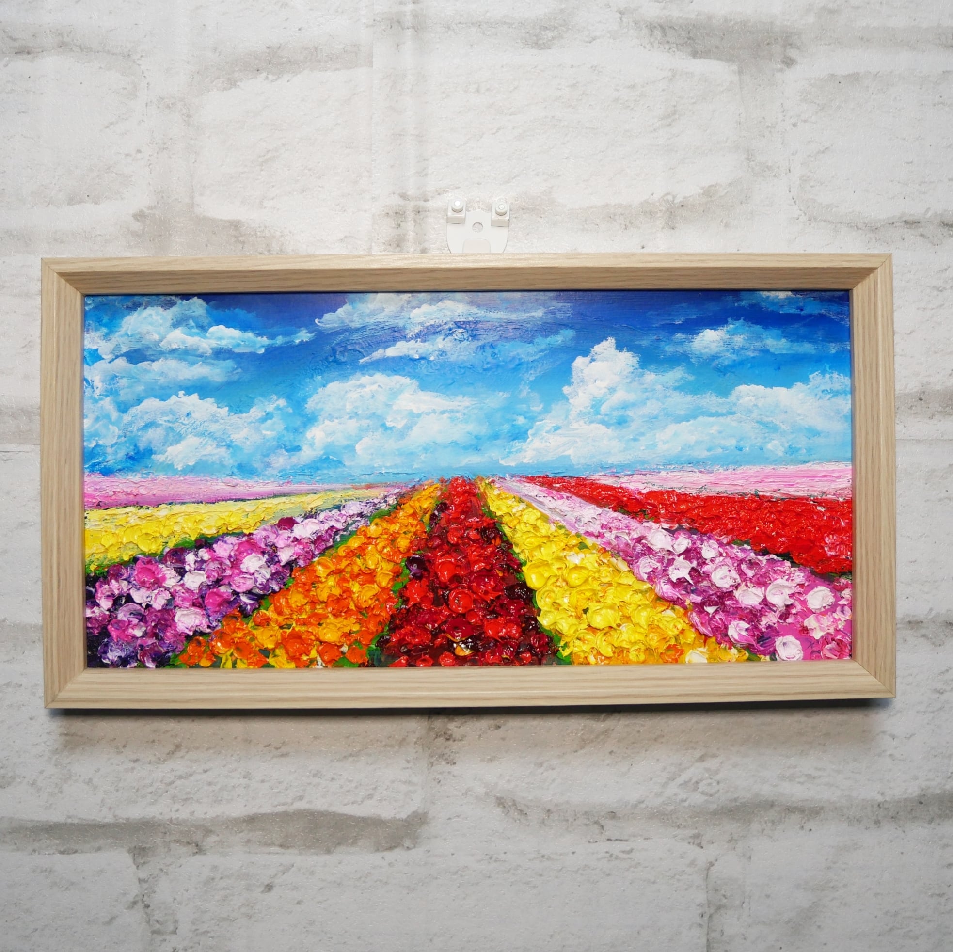 田渕眞兒油絵油彩薔薇シリーズ花No.9