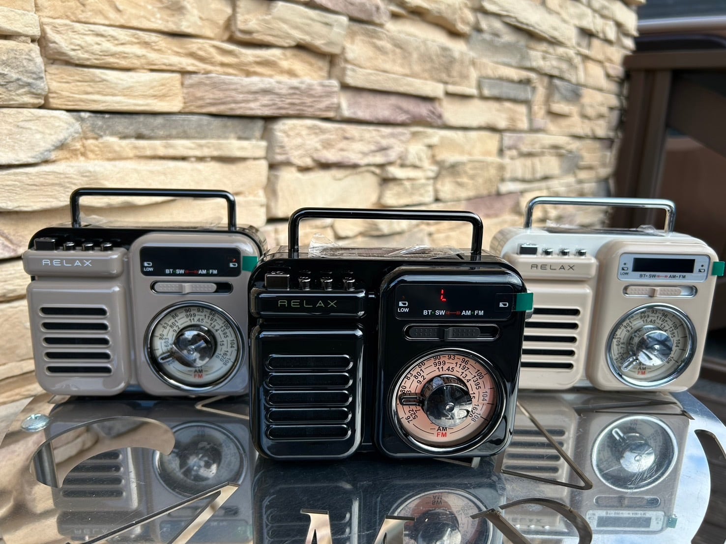 RELAXリラックス】 マルチレトロラジオ 公式限定色 多機能 防災ラジオ