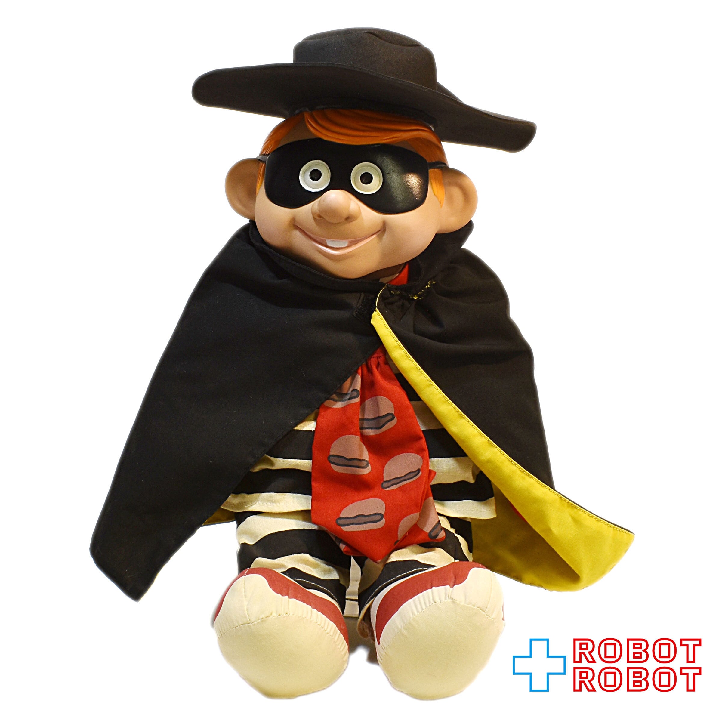 マクドナルド ハンバーグラー ビニールヘッド ぬいぐるみ人形 40センチ