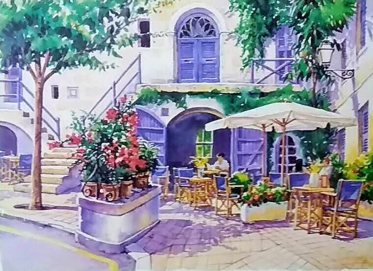 ポール・シモンズ Paul Simons「イエローラインYellow Line」ポスター